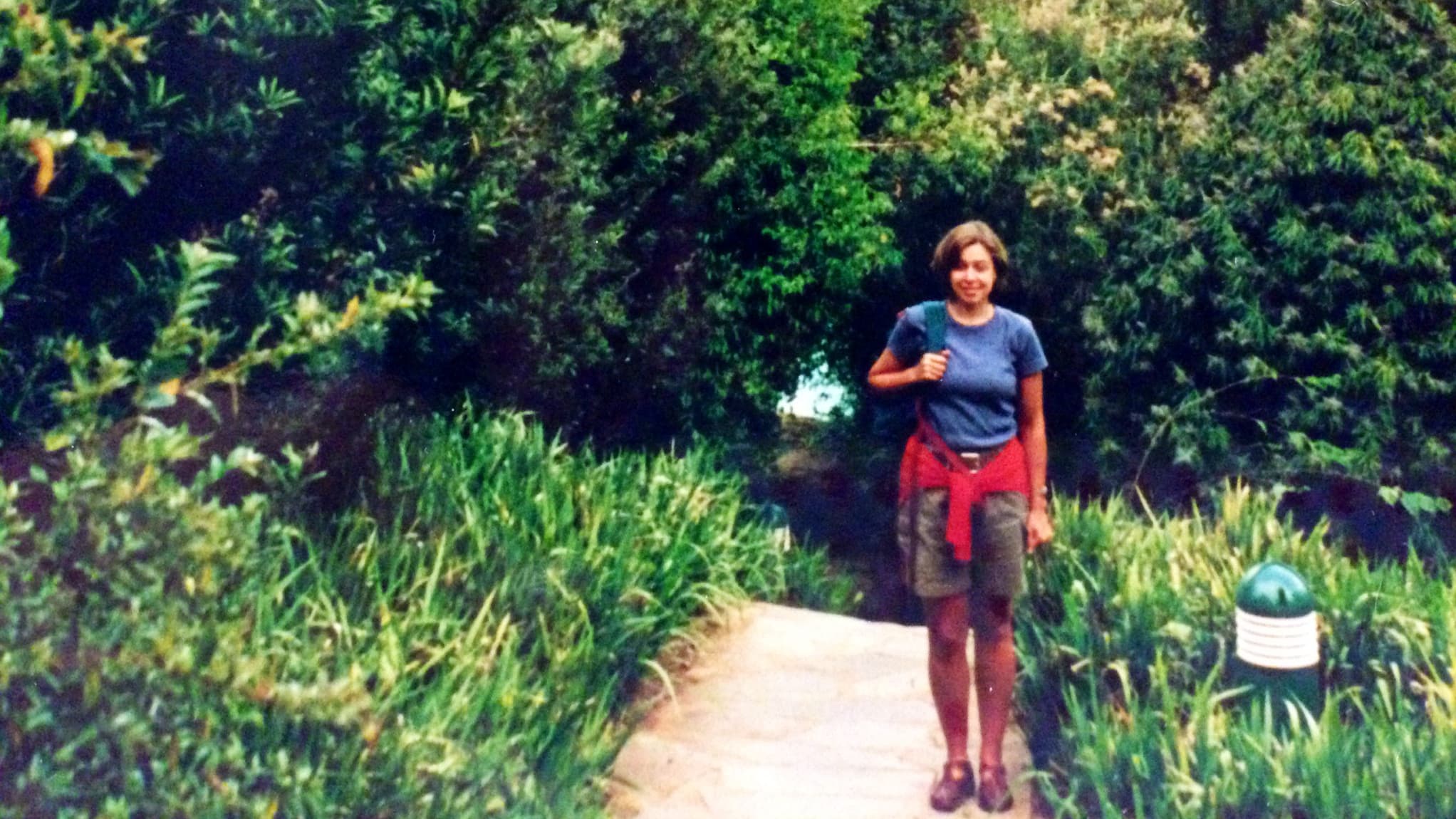 That's me, in the Drakensberg Mountains in 1999.
