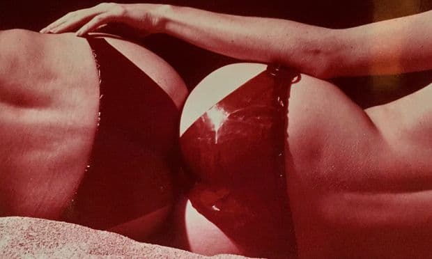 An advertising photo of models wearing Candypants (Lee Brady and David Sanderson)