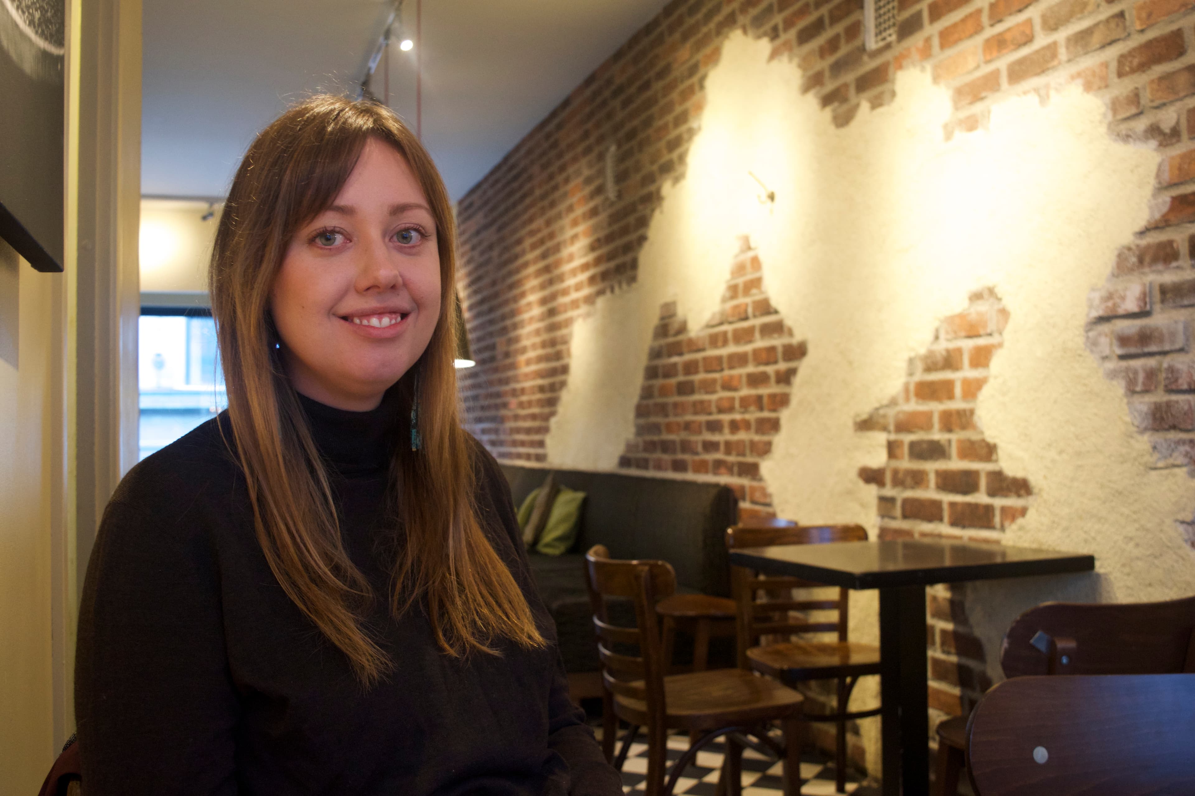 Mia Haglund, Secretary General of the Nordic Green Left Alliance.