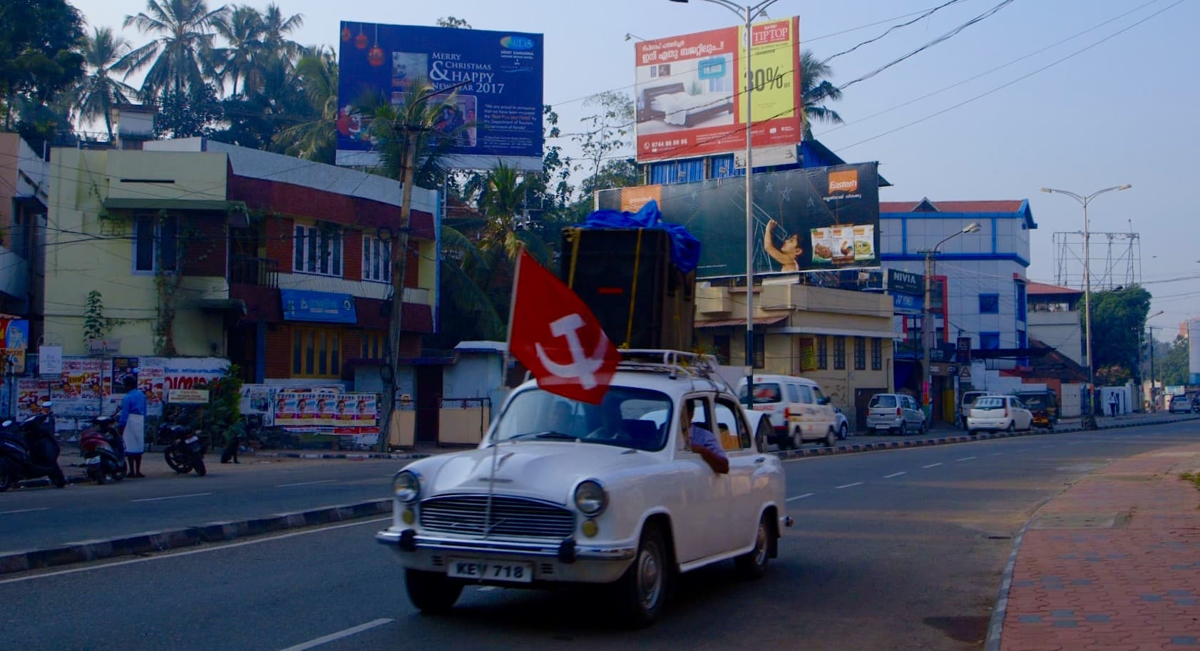 A town in the southern state of Kerala, India.