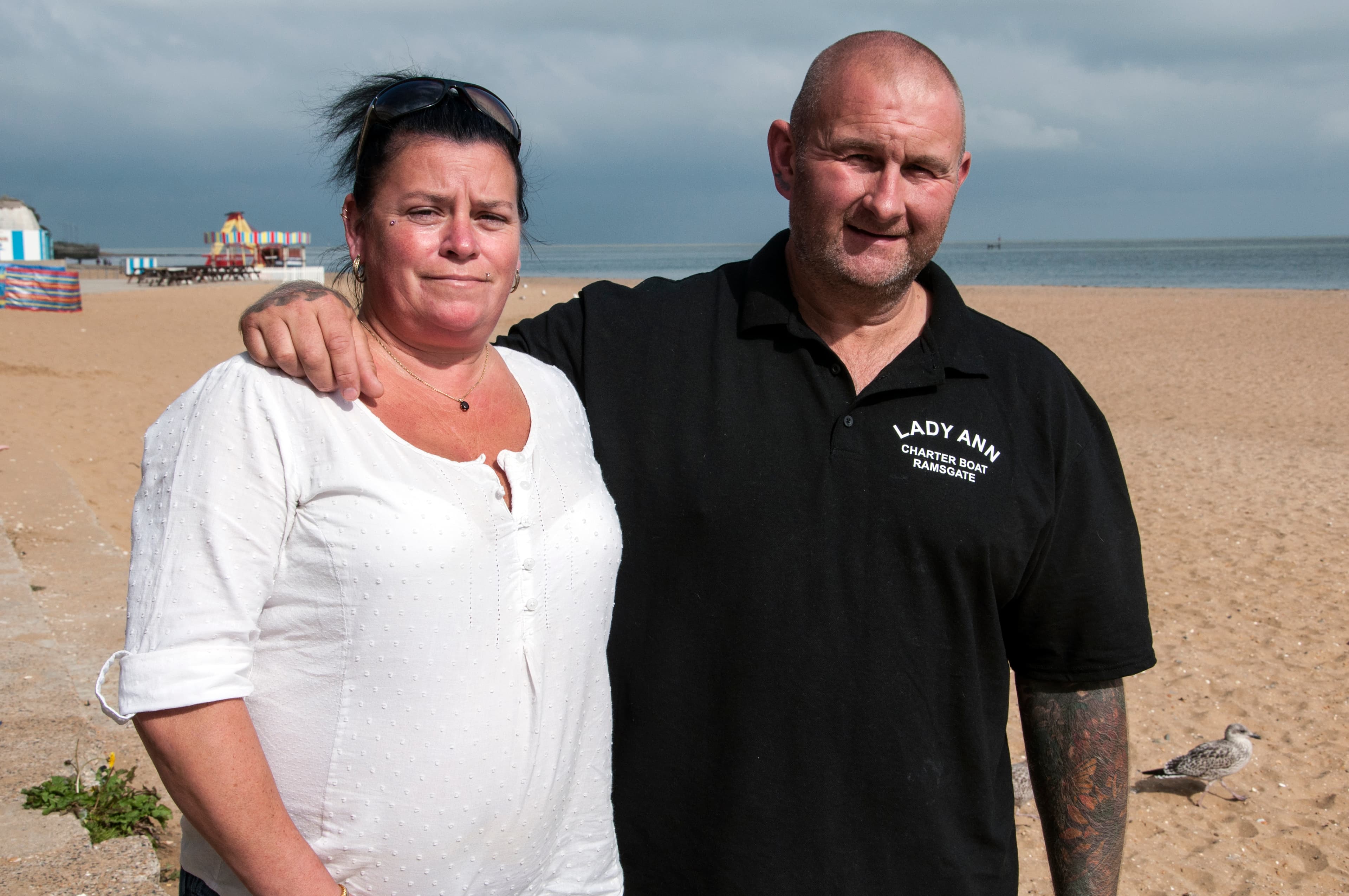 Dawn and Jason Parrott standing next to each other.