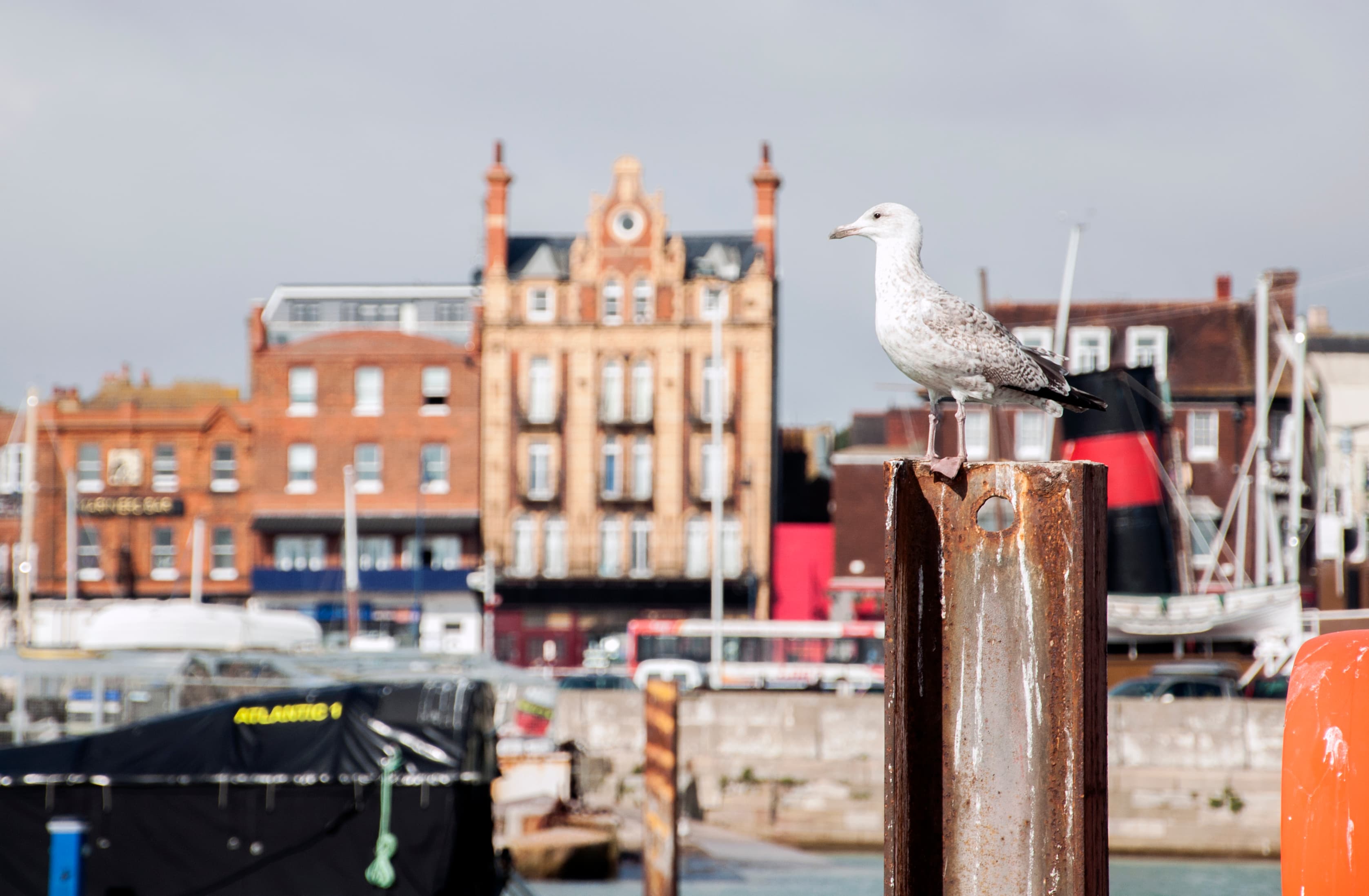 English port of Ramsgate harbor.