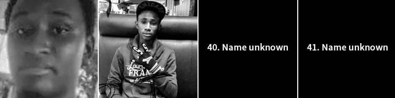 Mamadou Dian Diallo, 21 (from left); Alpha Oumar Diallo, 19.