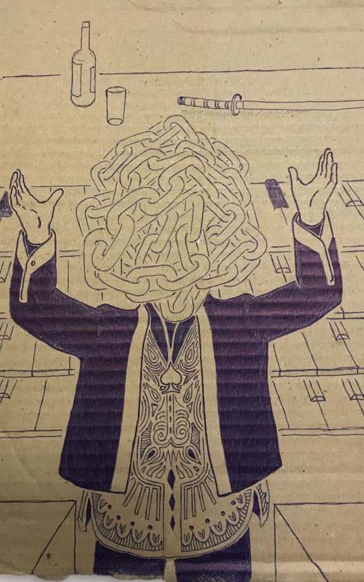 Drawn from Black Beach prison in Malabo, Equatorial Guinea.