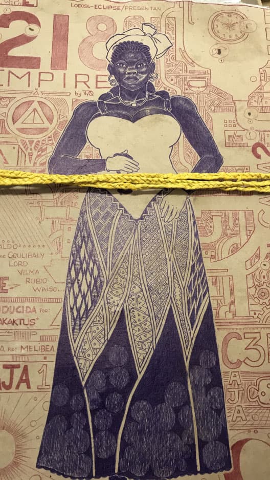 Drawn from Black Beach prison in Malabo, Equatorial Guinea.