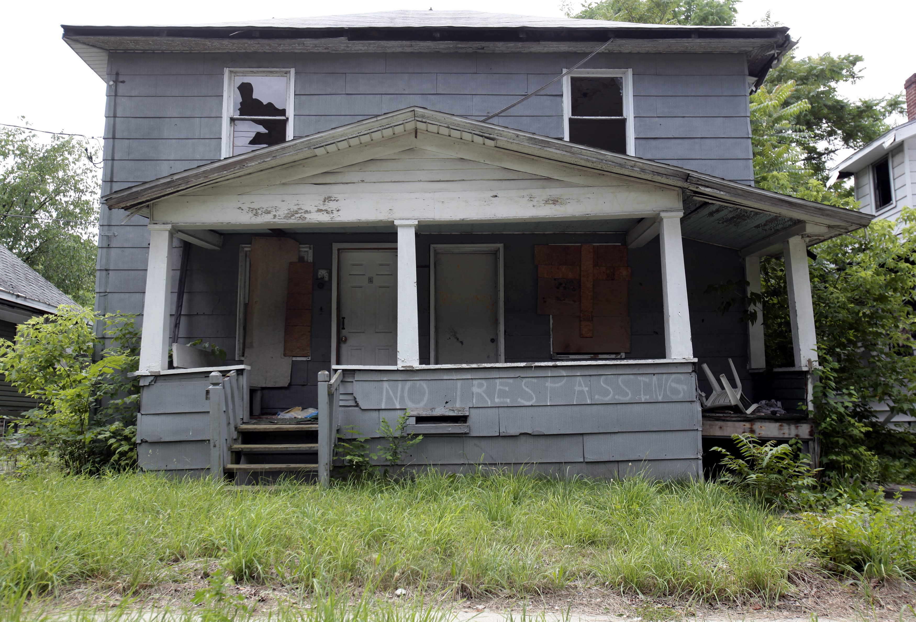 Many of the once-thriving working-class neighborhoods of Flint, Mich., have been largely abandoned.
