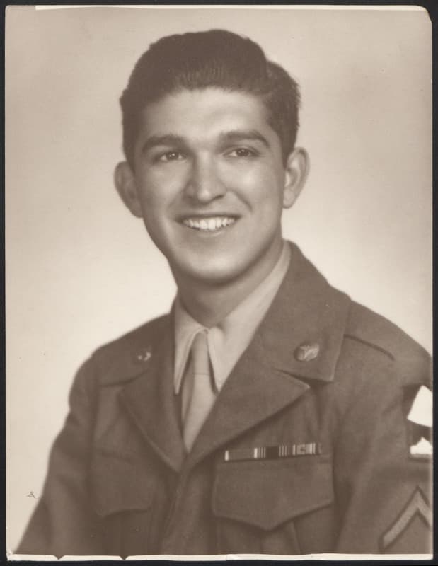 Tony Acevedo as an army medic. Photo undated.