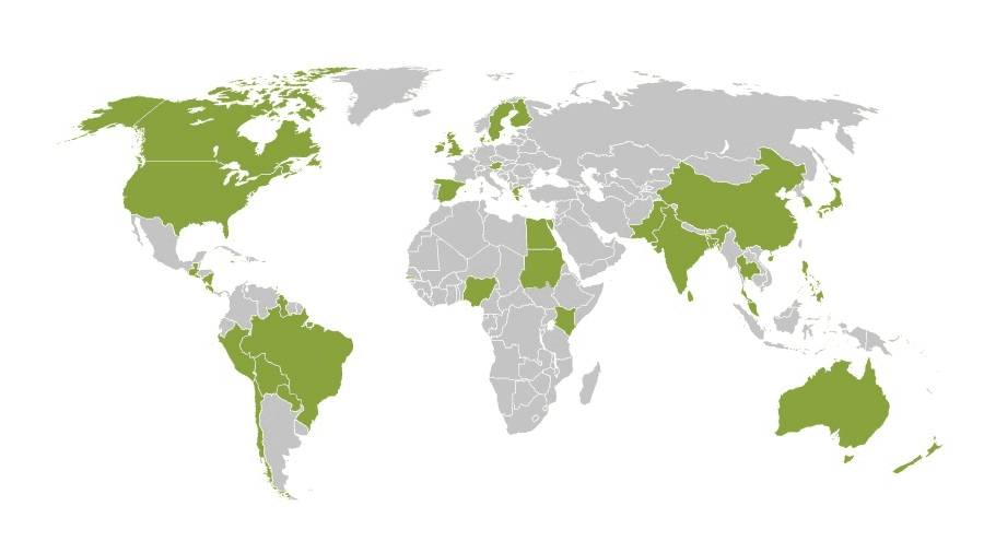 More than 40 countries around the world have established environmental court systems.