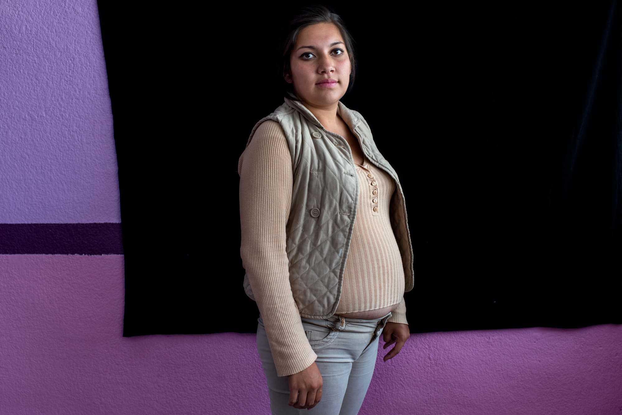A portrait of inmate Monica Nohemy Vazquez Maloñas in Mexico.