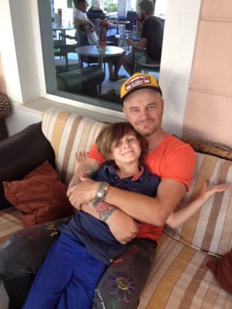 >Seni Felić took his seven-year-old son, Venice to Sarajevo, Bosnia for the first time this year. Felić says he wants Venice to learn more about his Bosnian roots. (Photo Courtesy of Seni Felić).