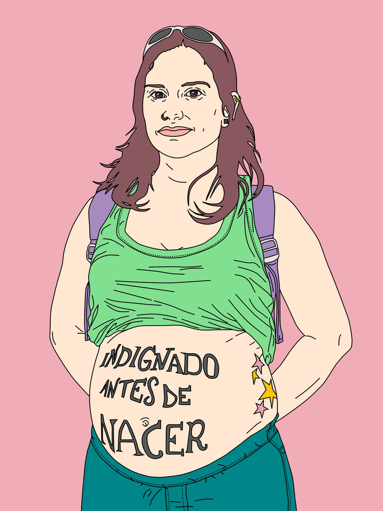 María María Acha-Kutscher first illo