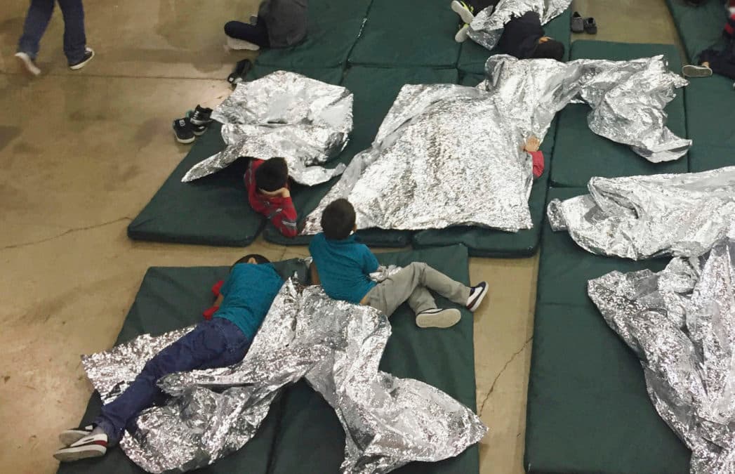 Children who’ve been taken into custody in cages
