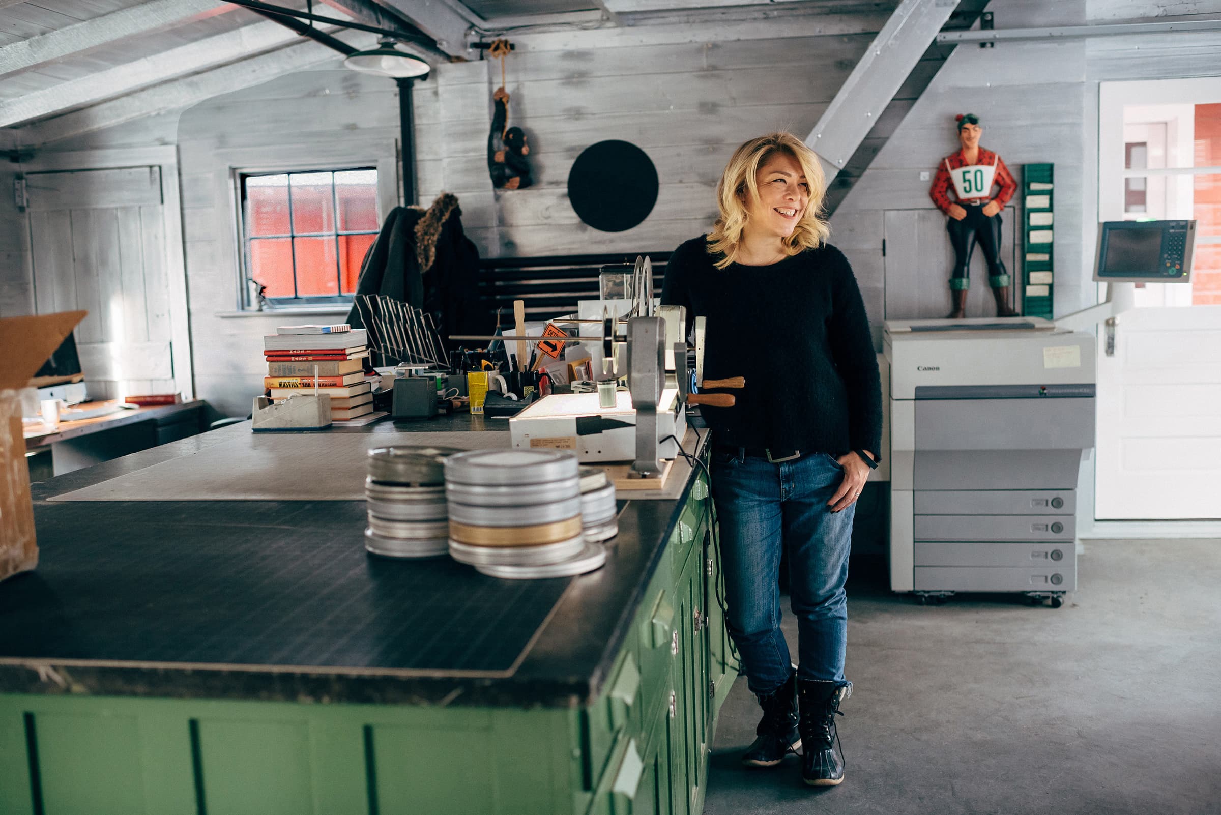 Bonnie Siegler in her studio.