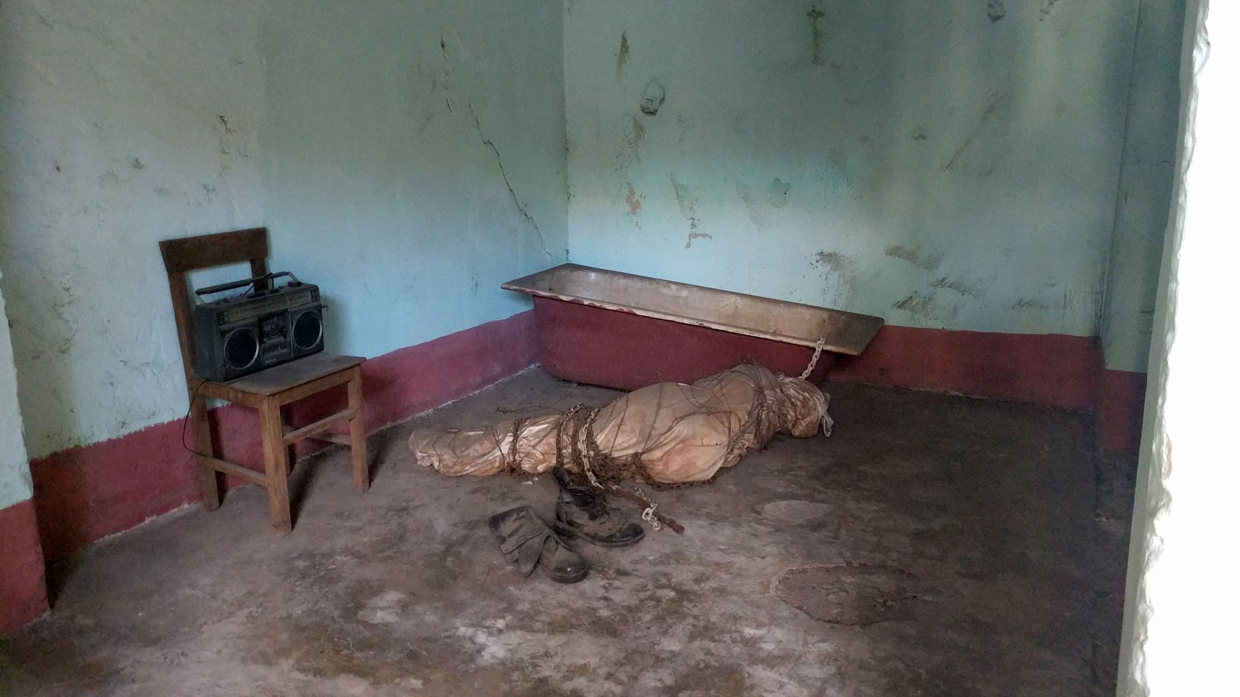 Some of the cells at the Museum of Memories