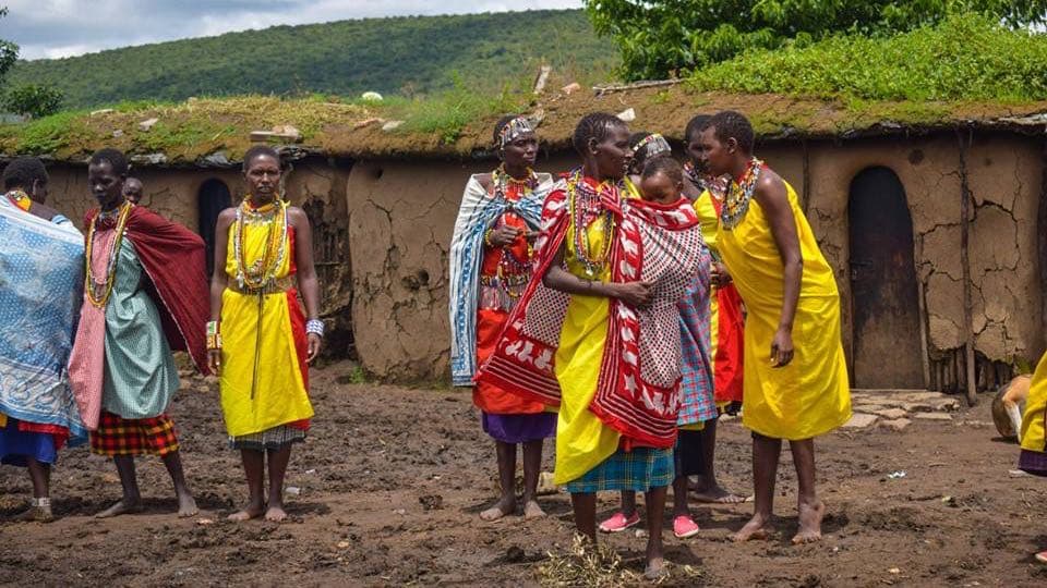Maasai women