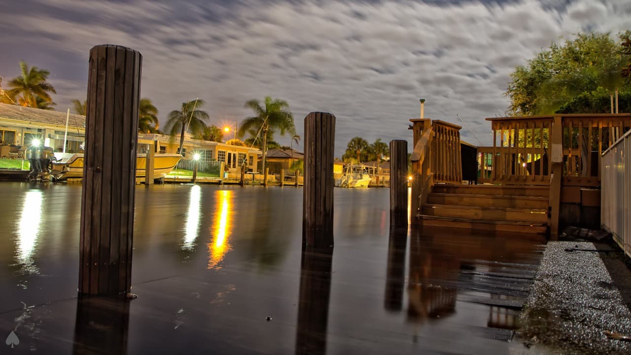 Growing high tides have turned this photo — taken from Pompano Beach, Florida, after Hurricane Sandy in 2012 — into a regular occurrence along the U.S. coastlines.