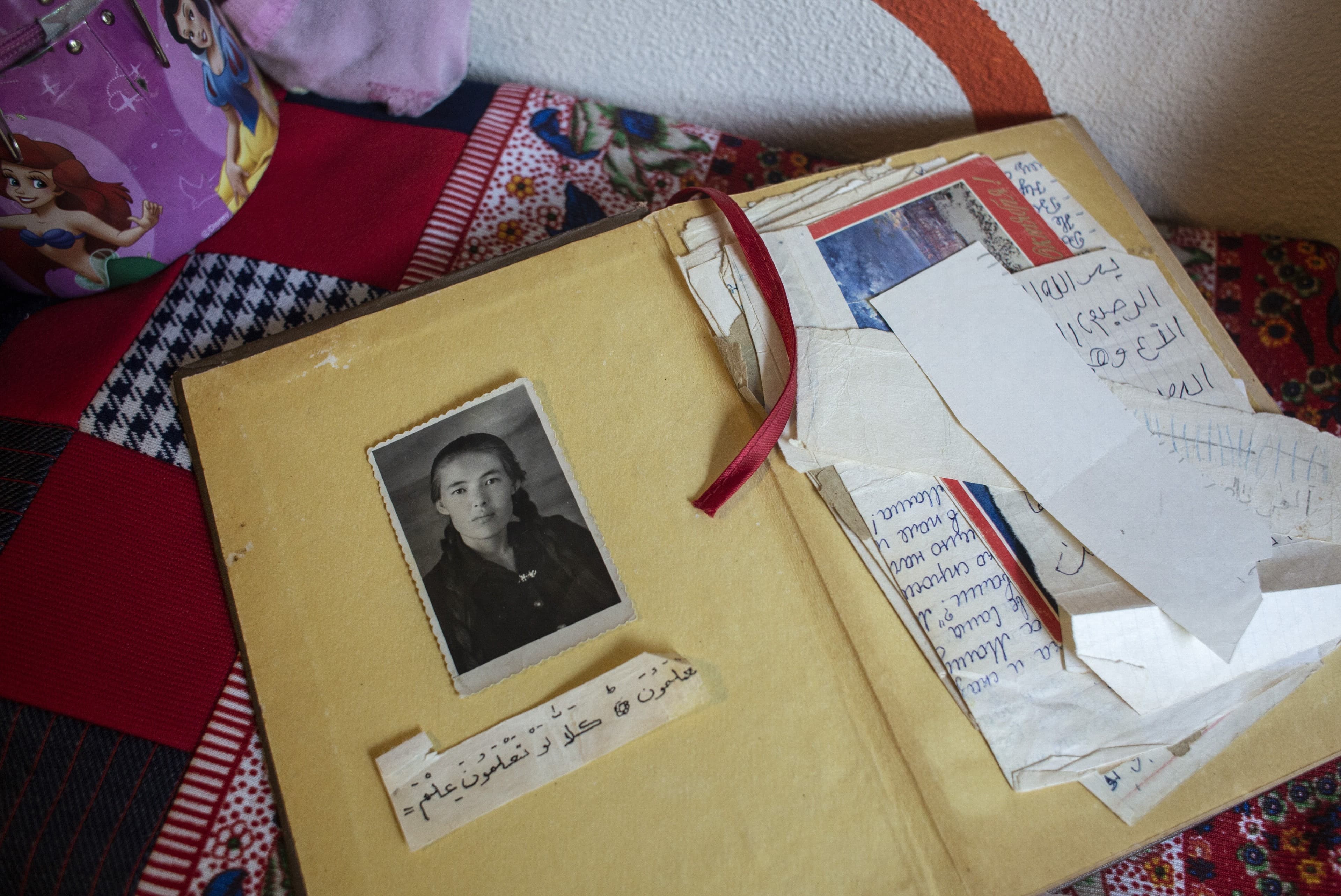 An old photograph of a woman