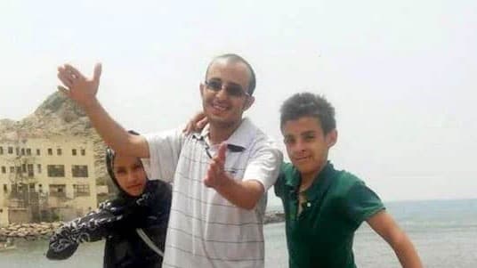 Mahmood Salem and four of his children on a visit to Djibouti in November 2017.