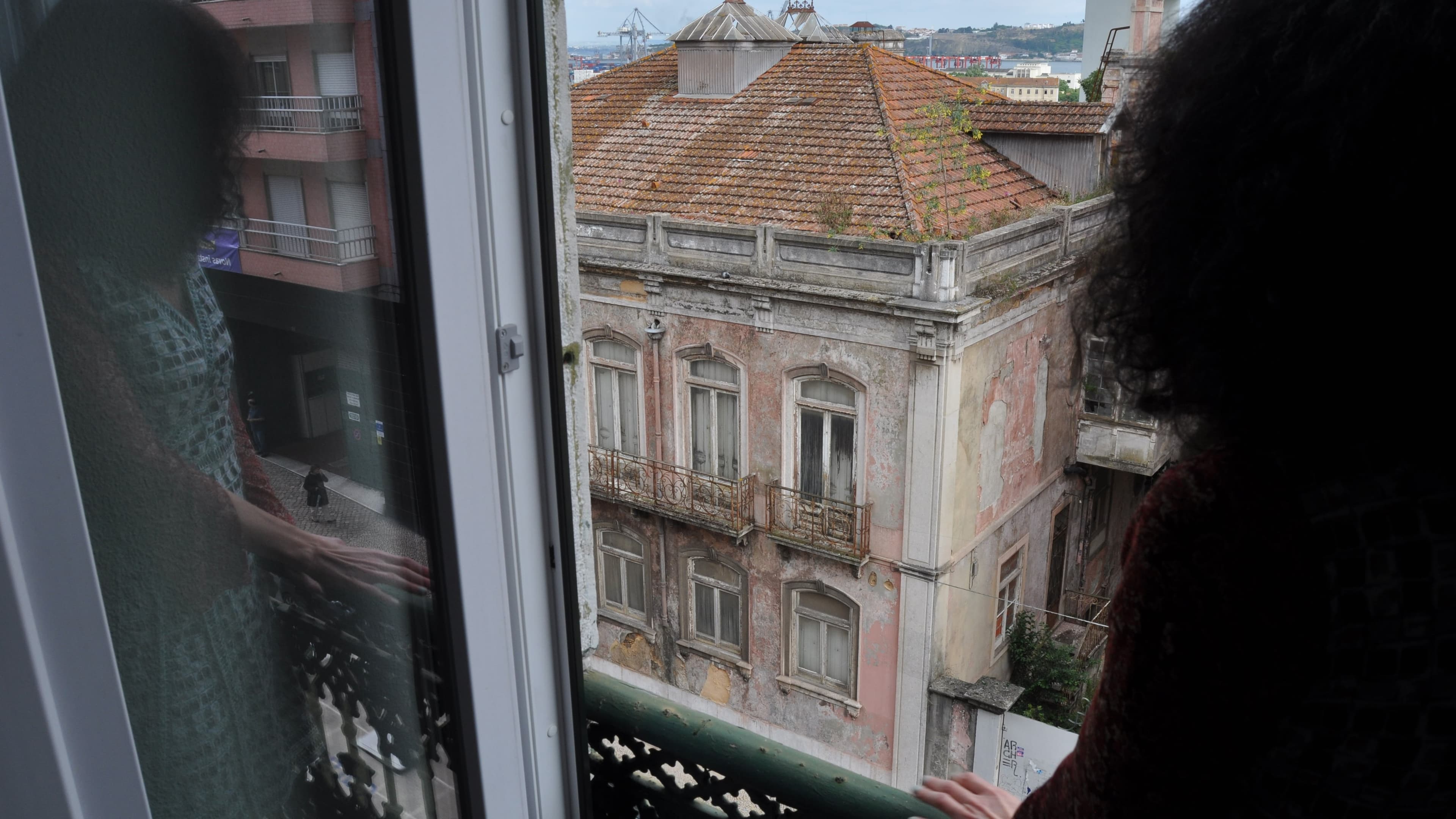 an abandoned building in Lisbon, Portugal