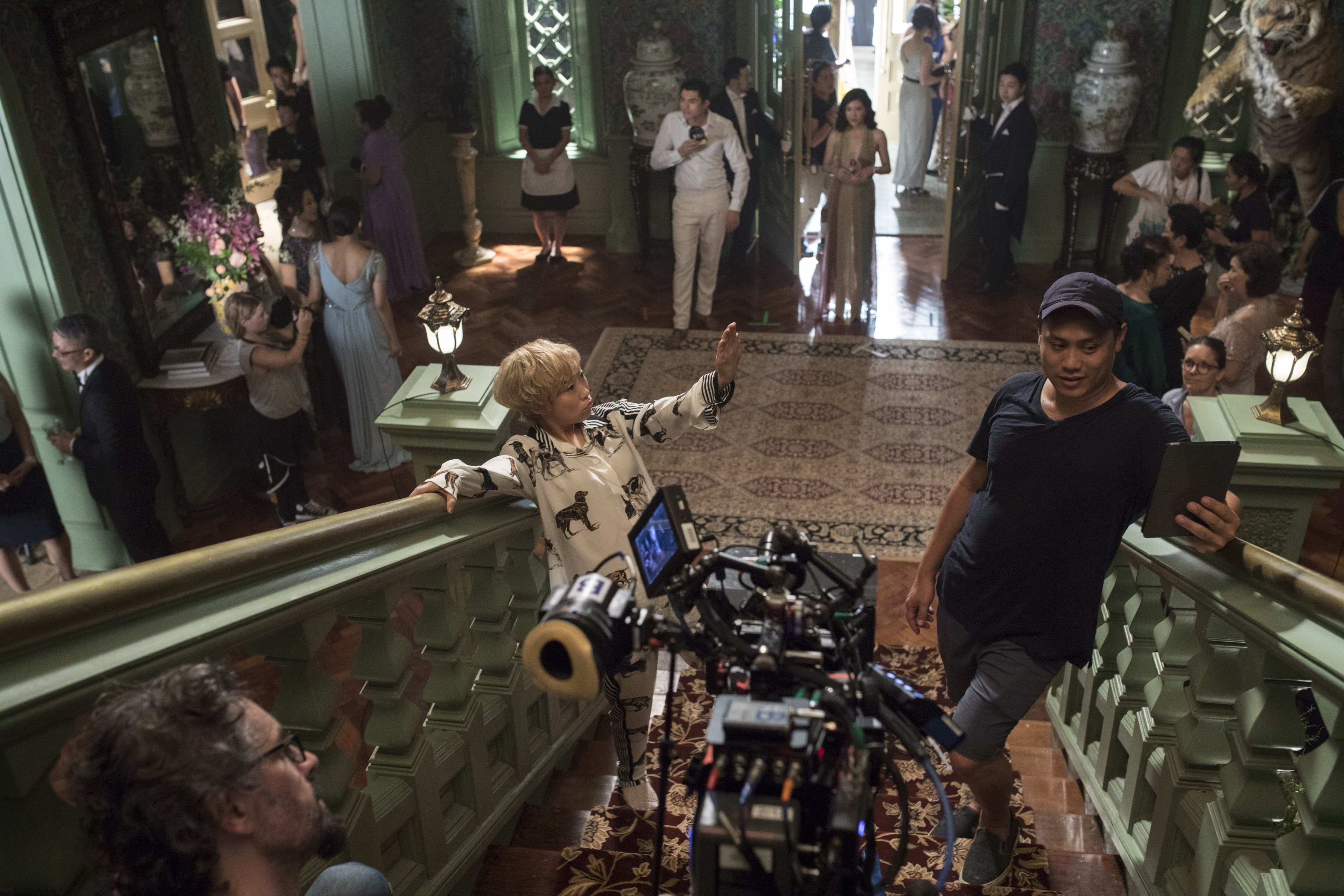 Awkwafina and director Jon M. Chu