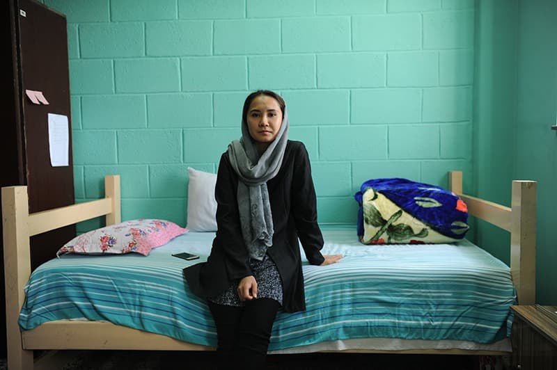 Parwen Samar studies law at the American University of Afghanistan.