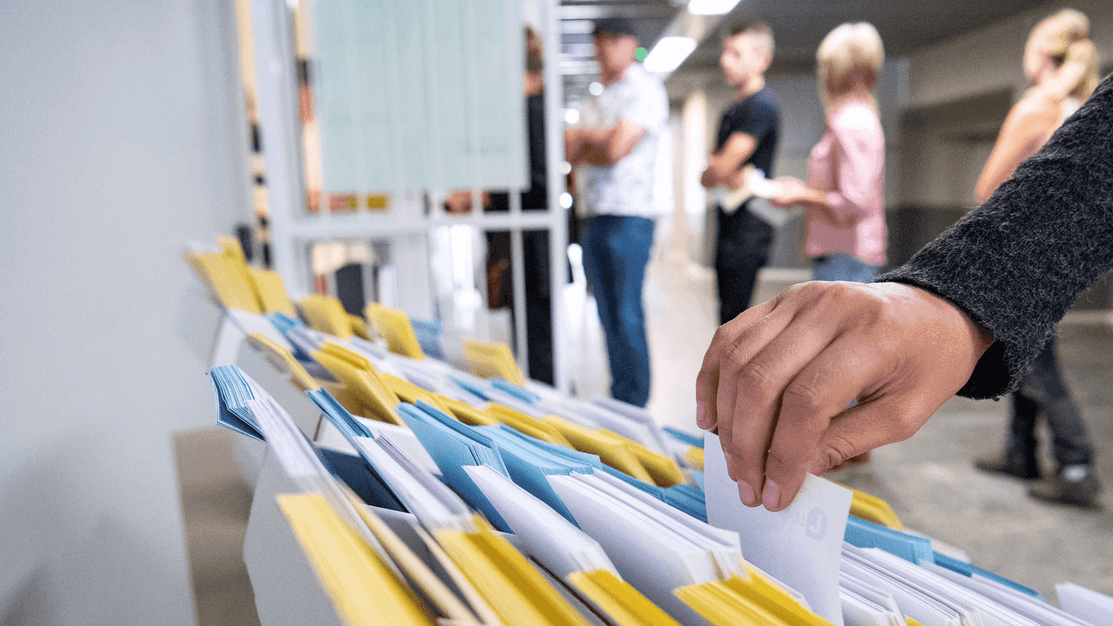 voting booth in sweden