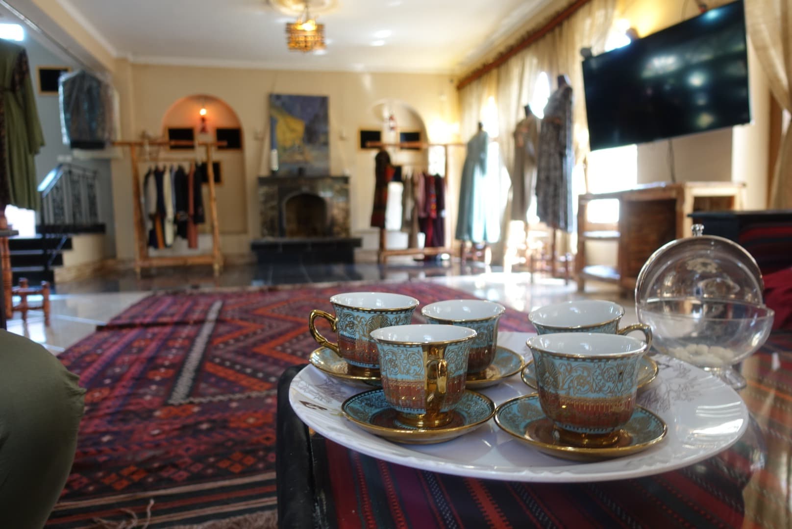 Laman fashion studio in Kabul, Afghanistan.