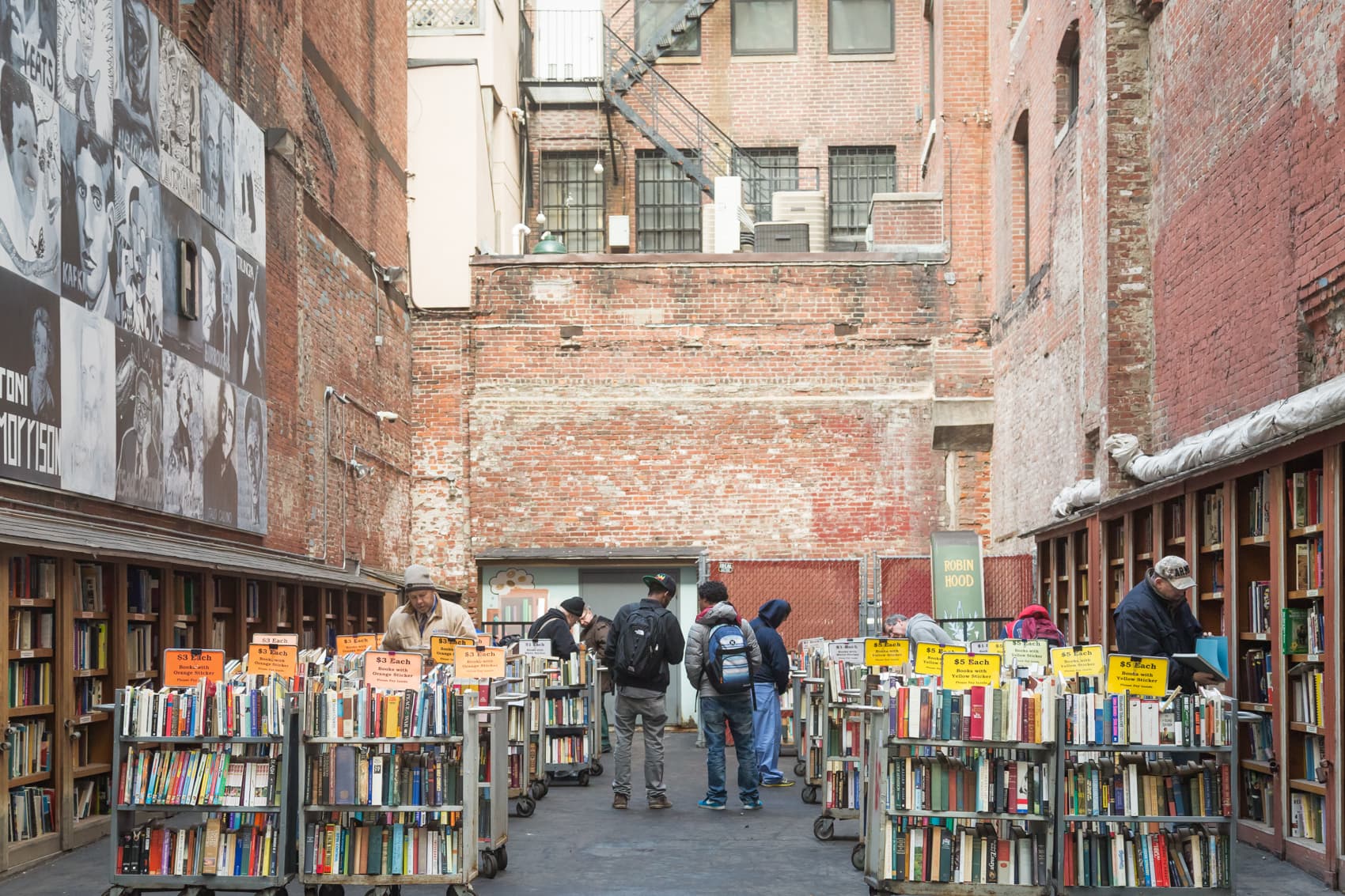 The Brattle, one of America’s oldest and largest used book shops, in downtown Boston.