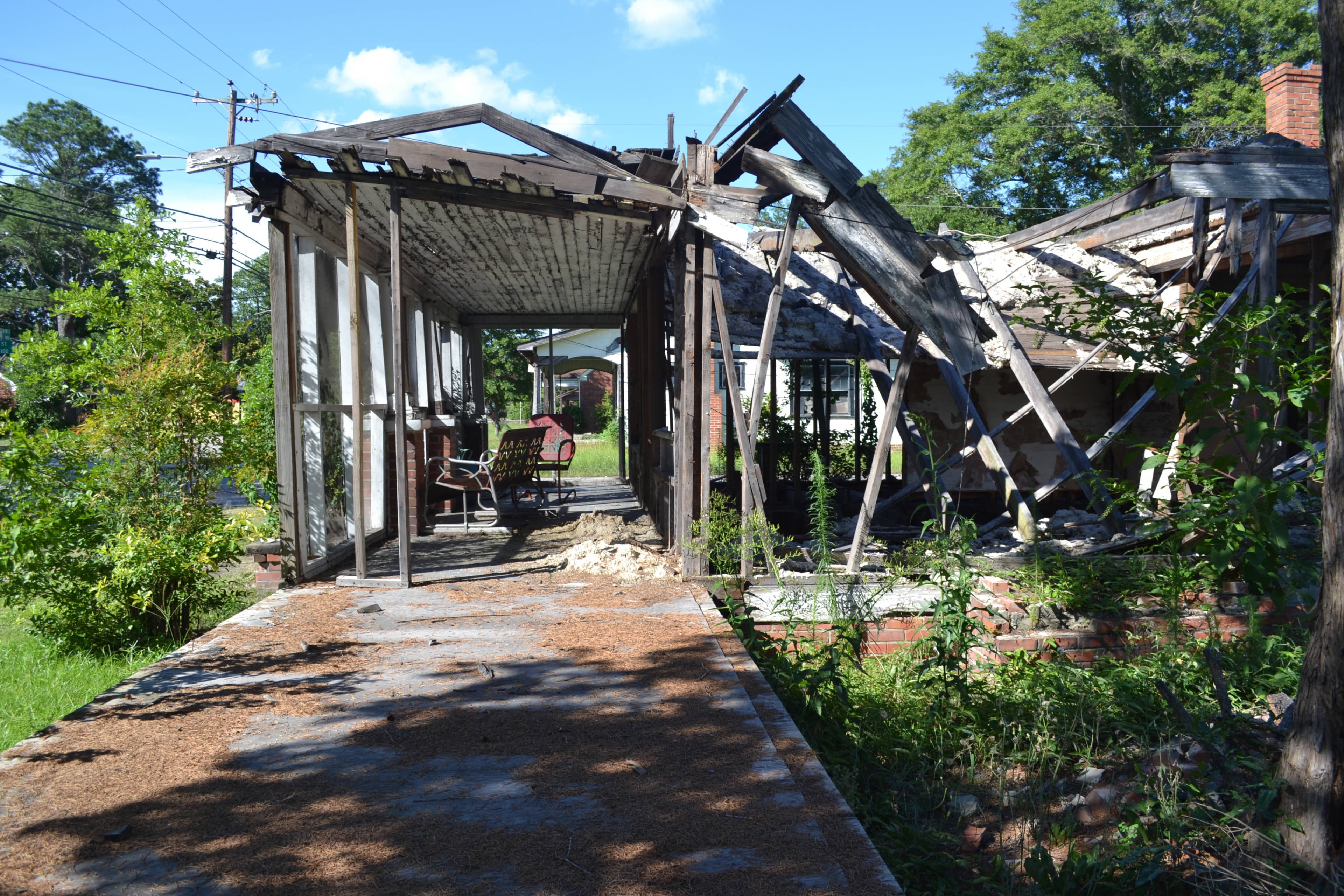 a dilapidated house in north carolina