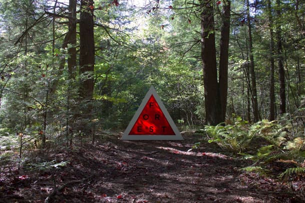 Hemlock art installation