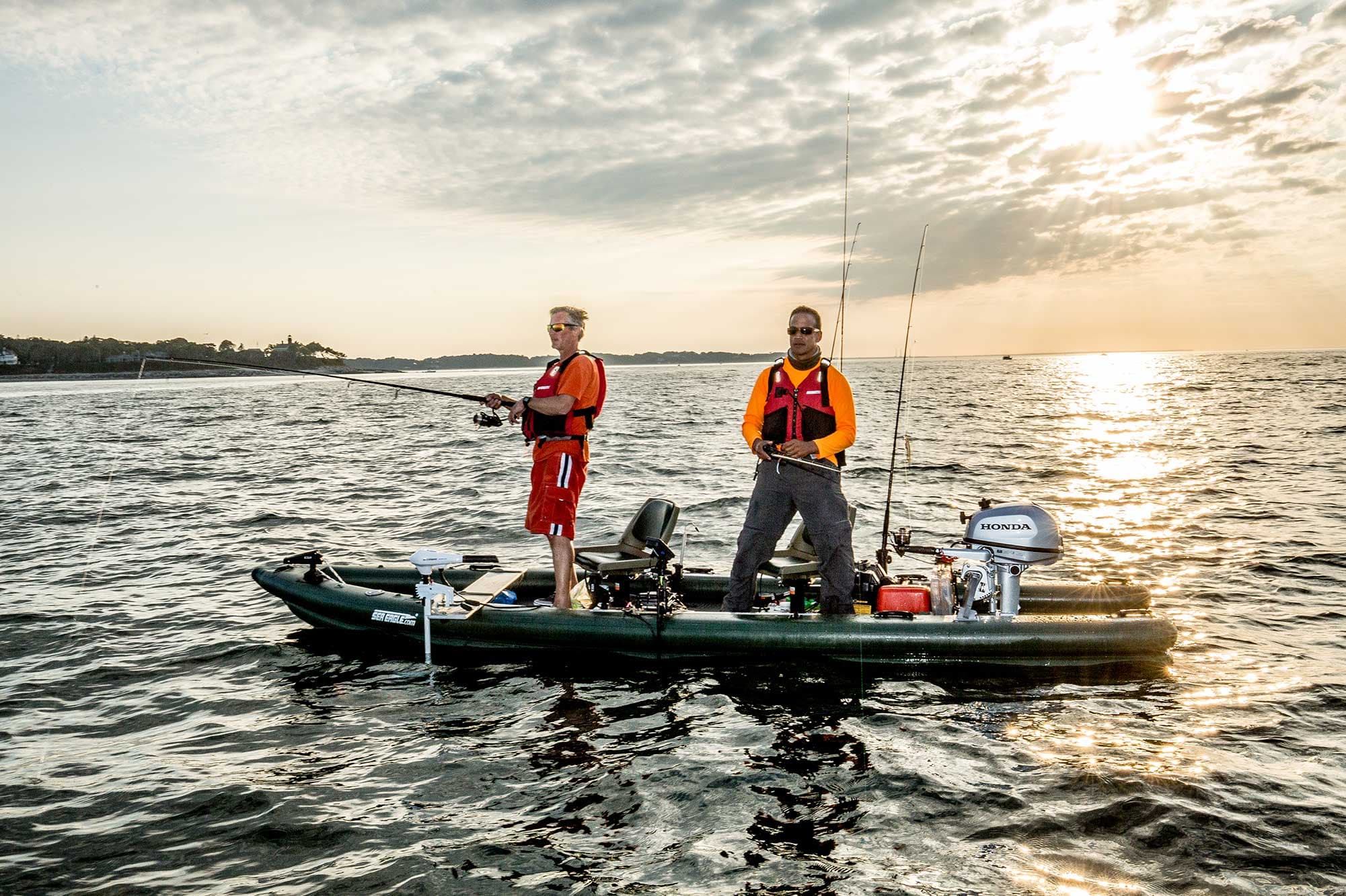 Sea Eagle Boat’s patented technologies allow their products to hold higher more air pressure, so the boats can inflate to more firm levels.