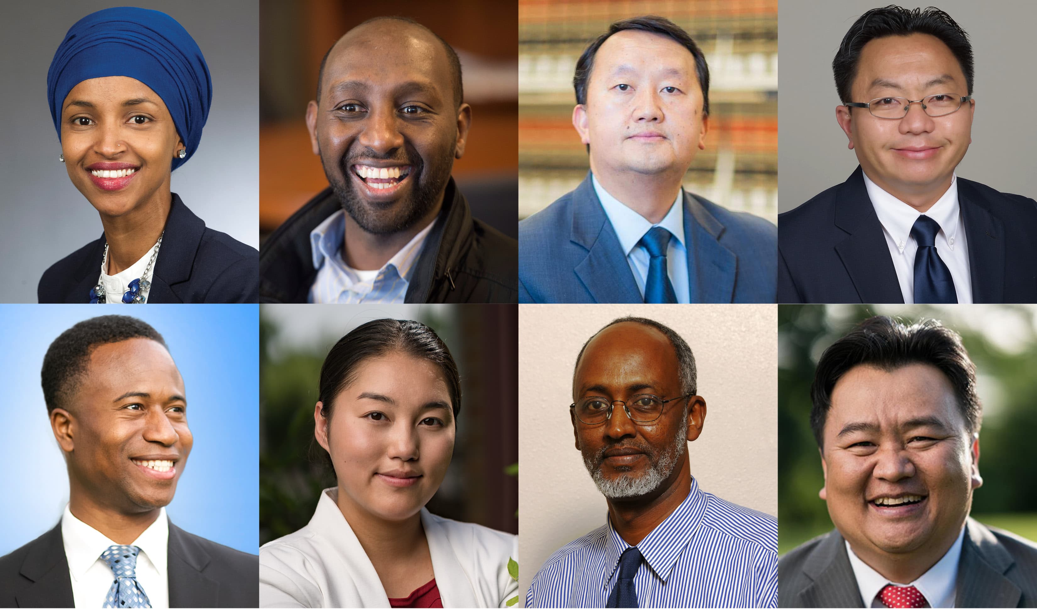 A collage of candidates running for office in Minnesota