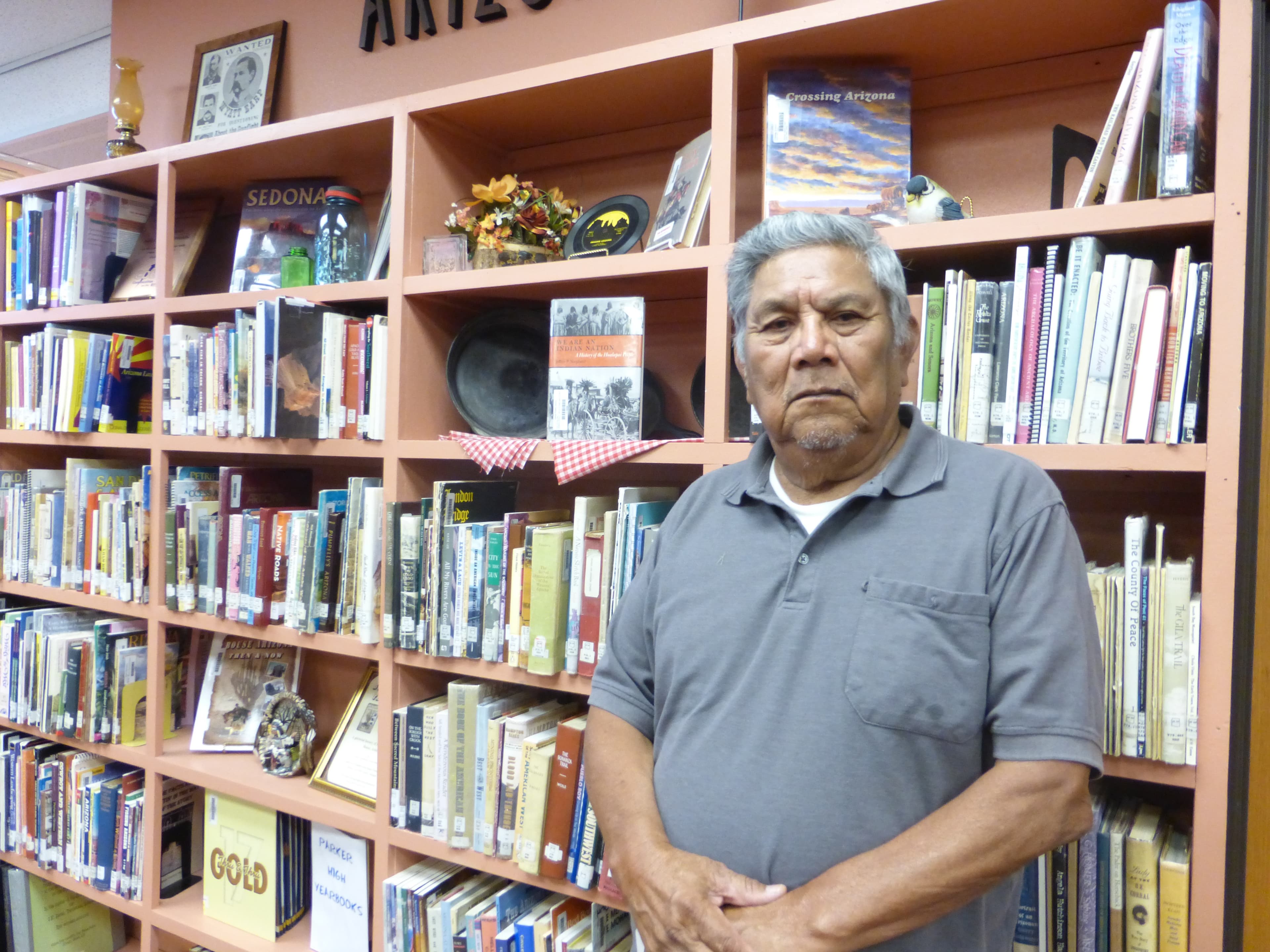 Ron Moore at the local Parker library