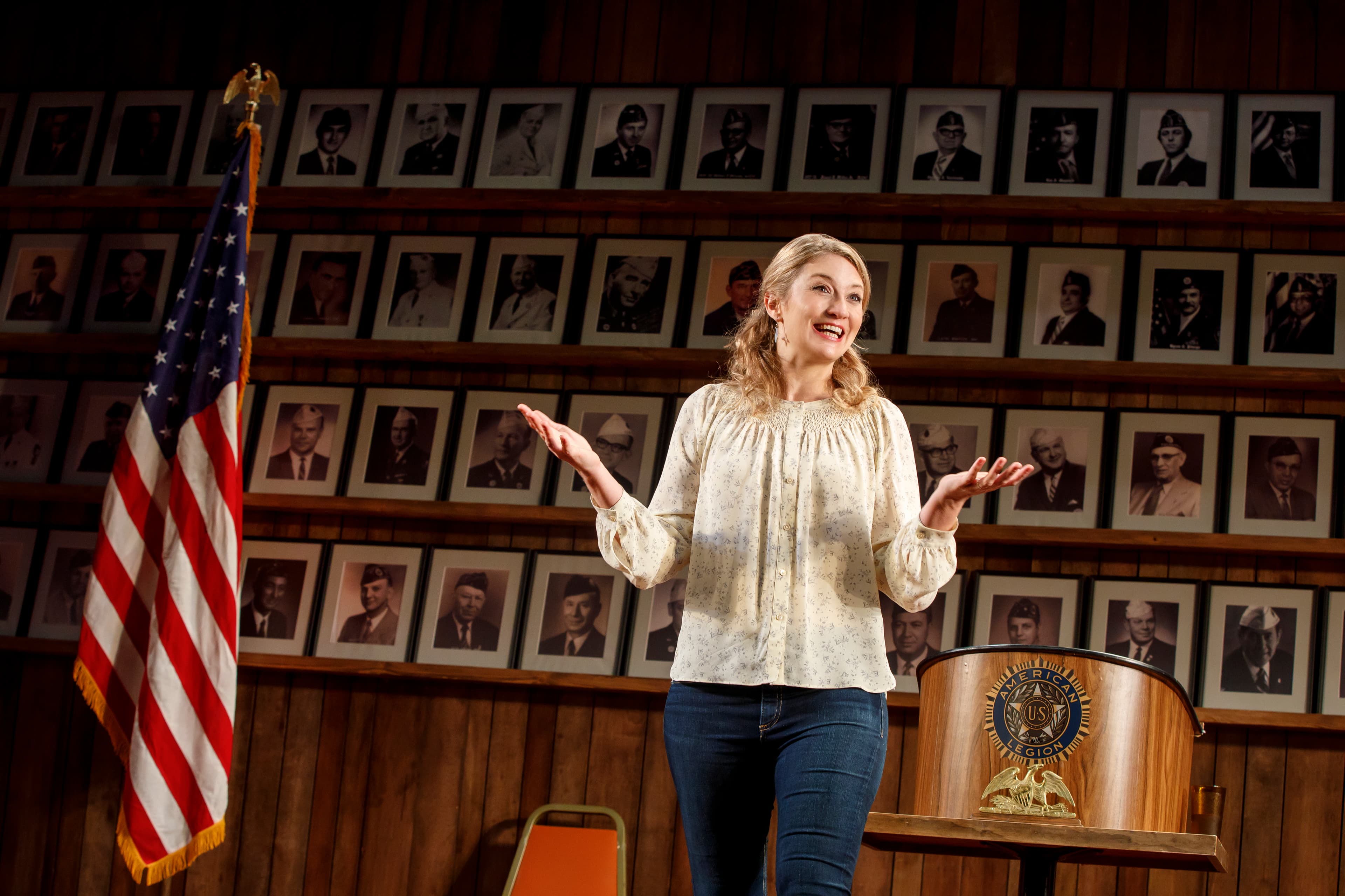 Heidi Schreck in “What the Constitution Means to Me” at New York Theatre Workshop.