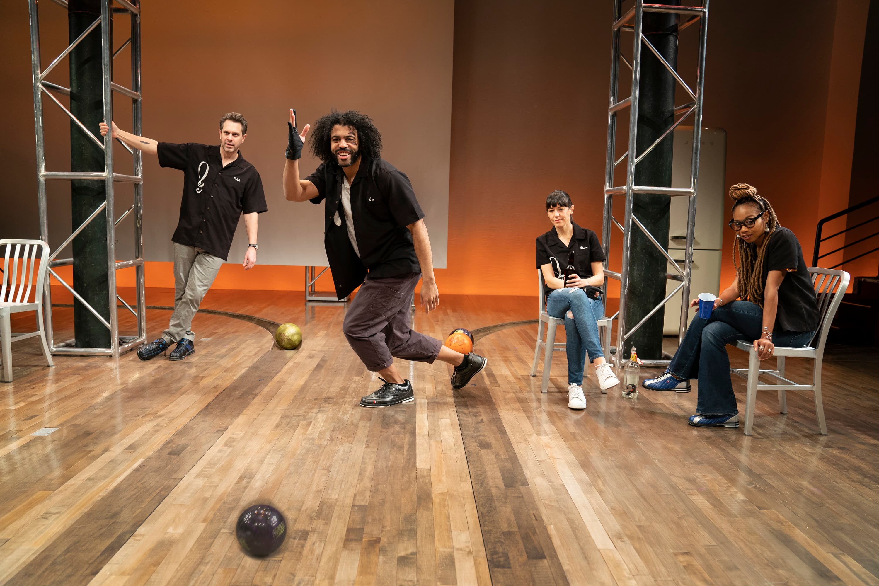 The cast from “White Noise.”