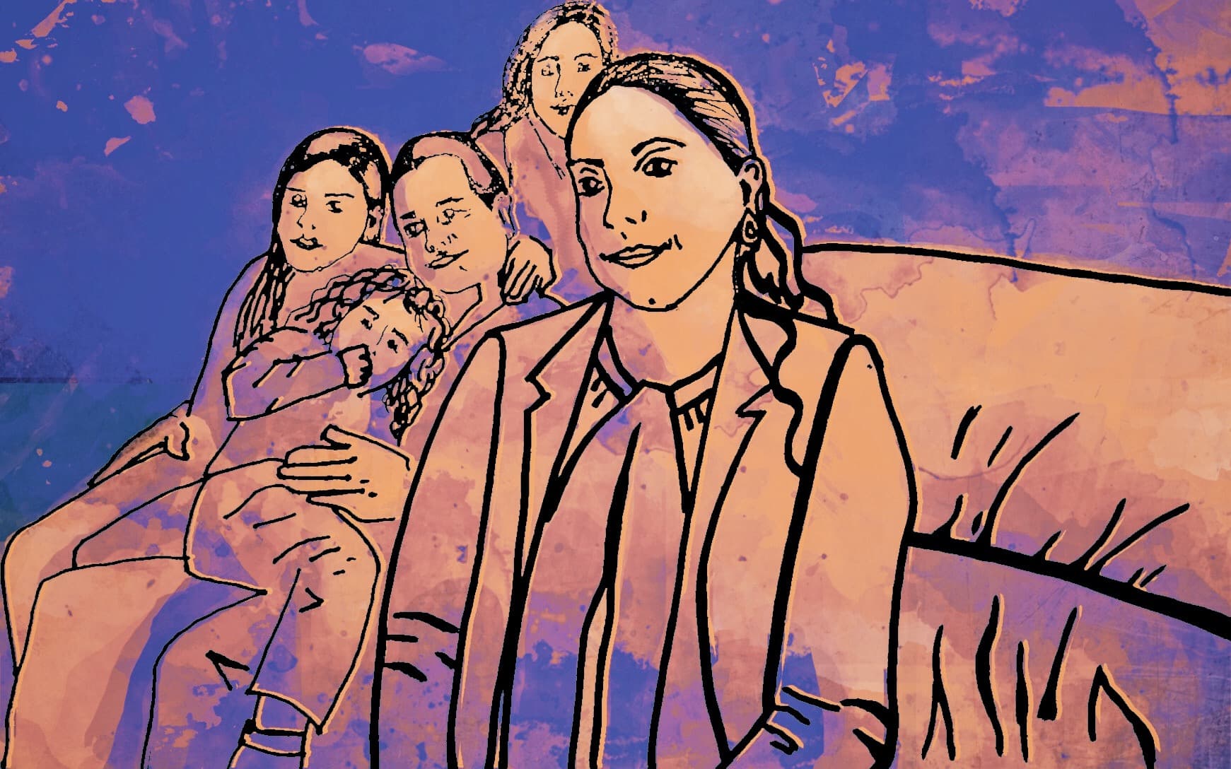 After her third daughter was born, Faten decided to make sure that her fourth child would be a boy. She says she has a career and a family to take care of. She can't keep getting pregnant over and over again.