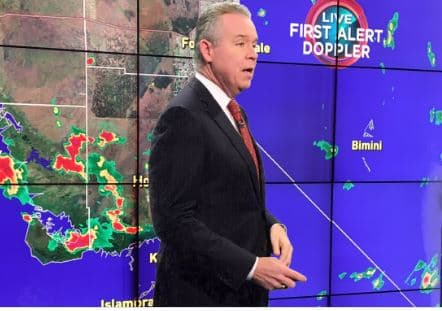 TV weather forecaster