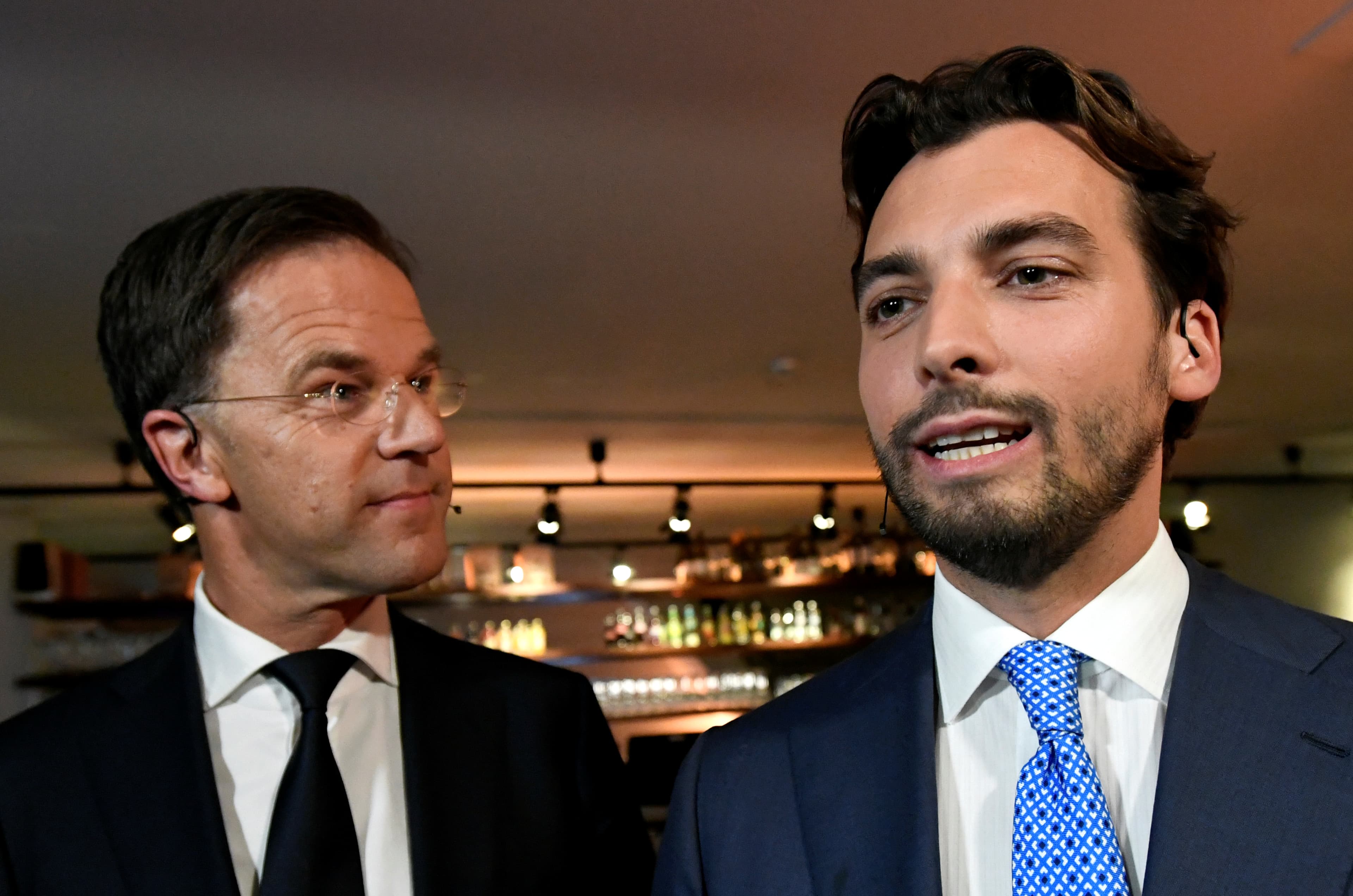 Two while men in suits