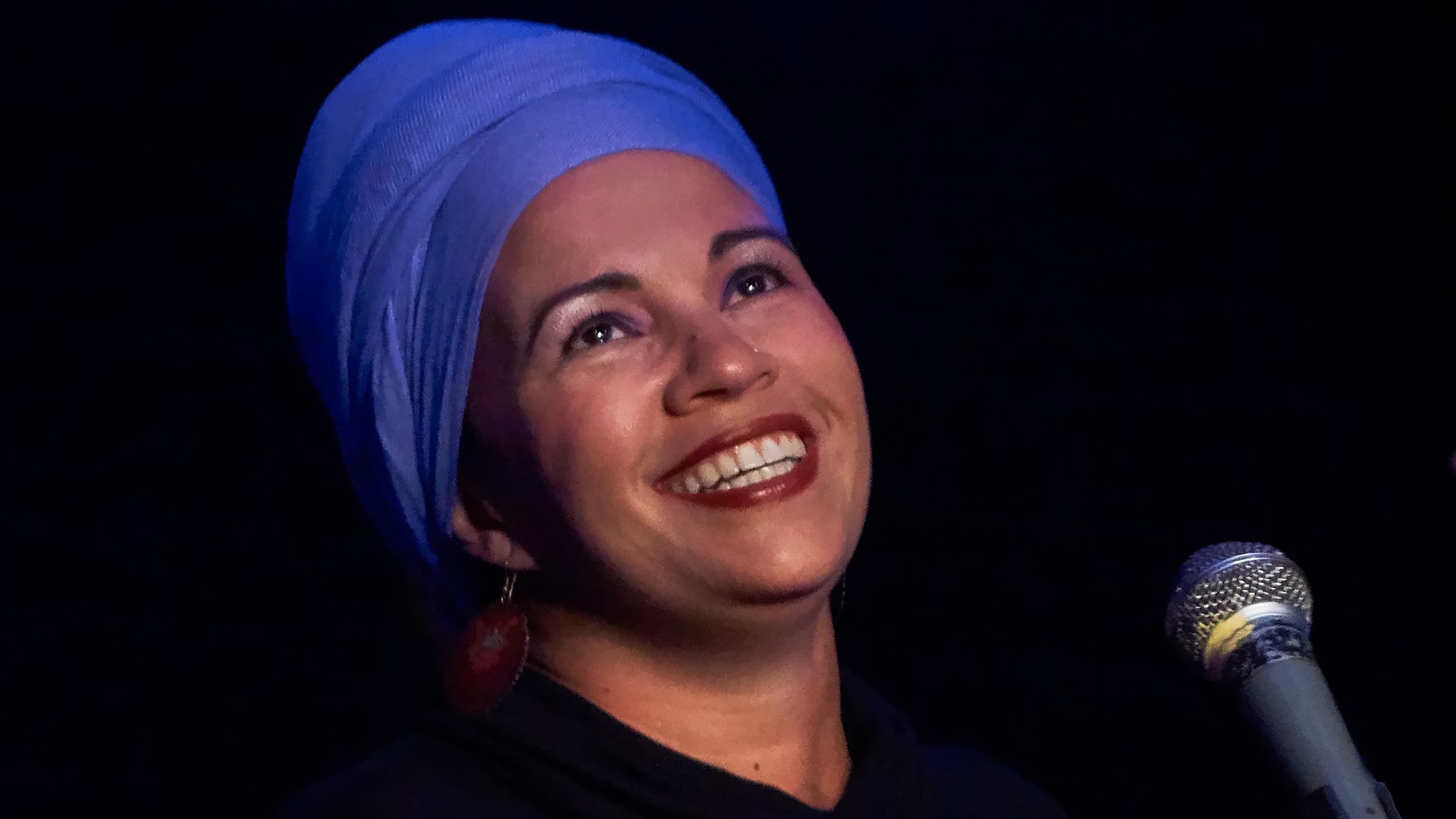 Telmary Diaz performs at Centro Cultural Bertolt Brecht in Havana, Cuba.