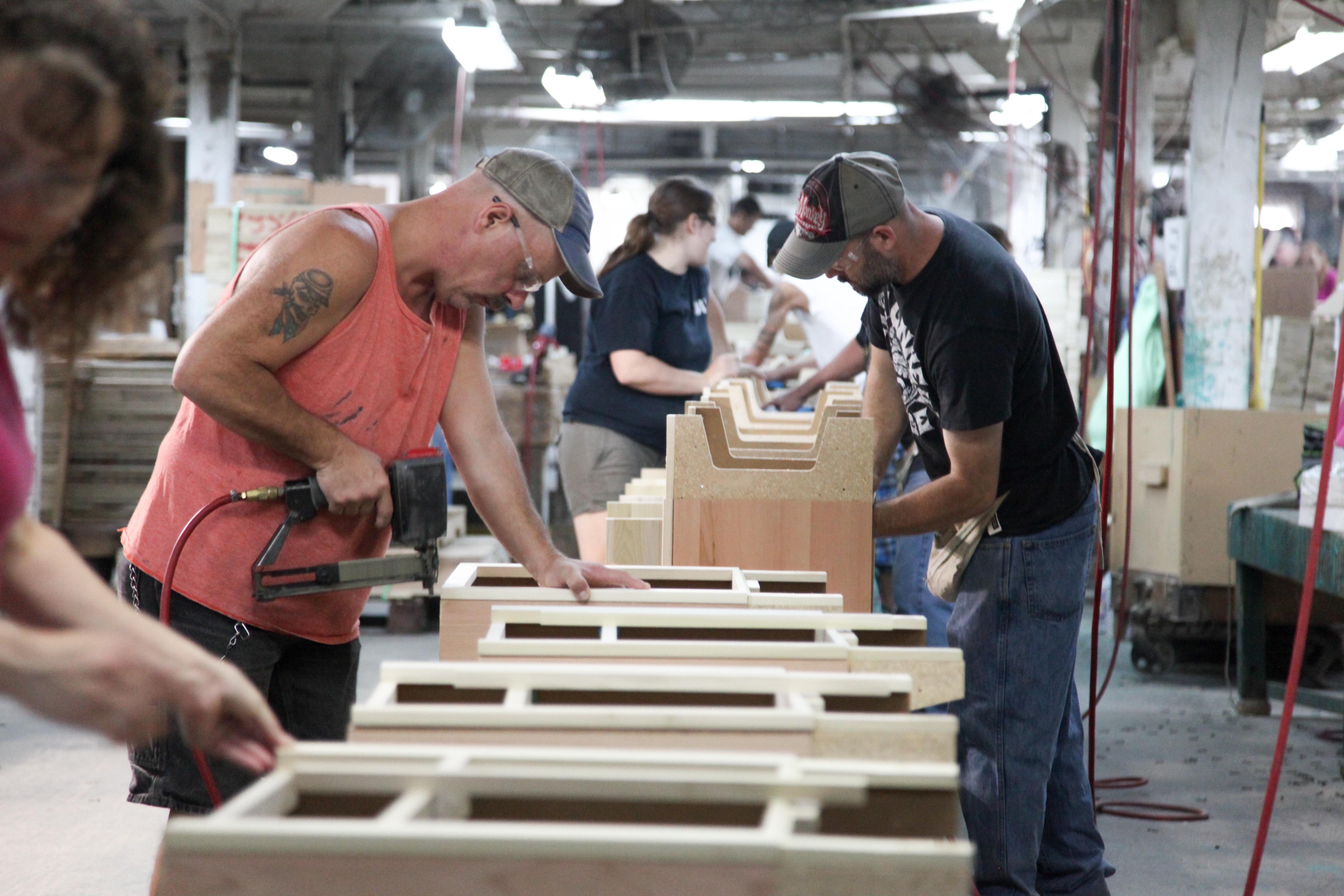Galax factory workers