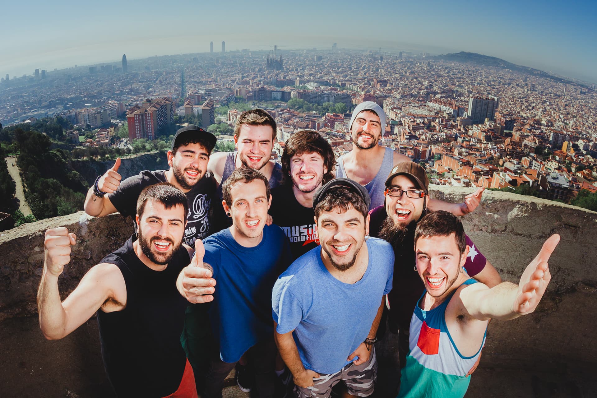 Members of the Catalonian band, Txarango