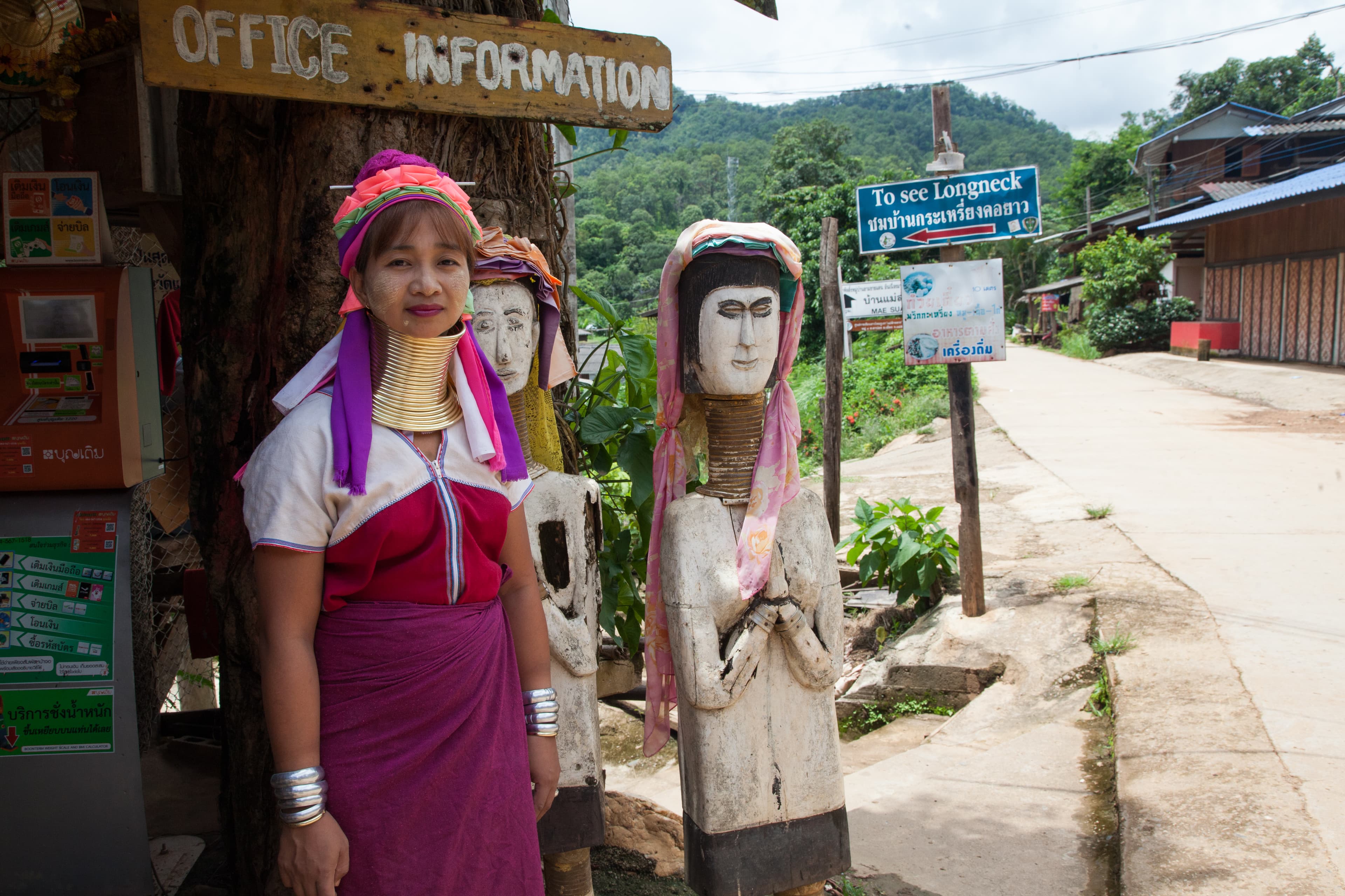 Ma Pang stands at the entrance to Huai Sua Tao.