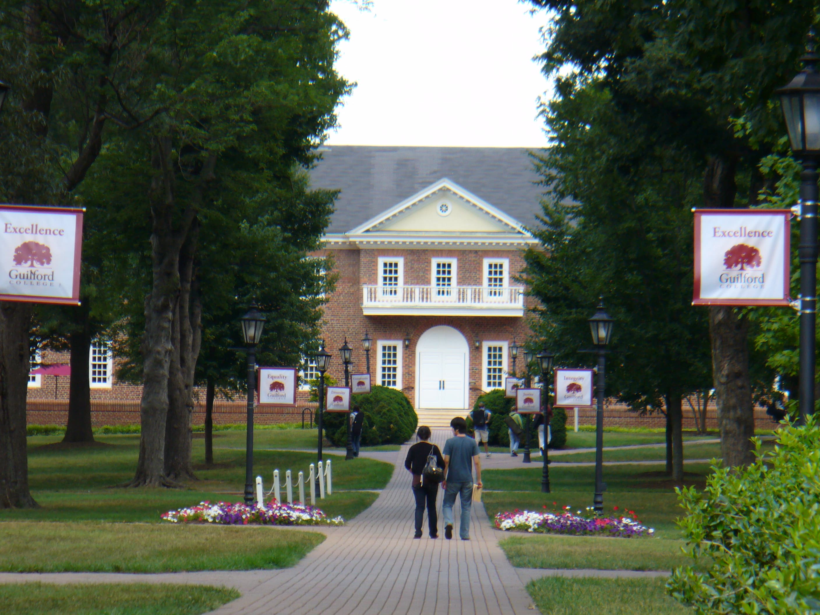 A college campus