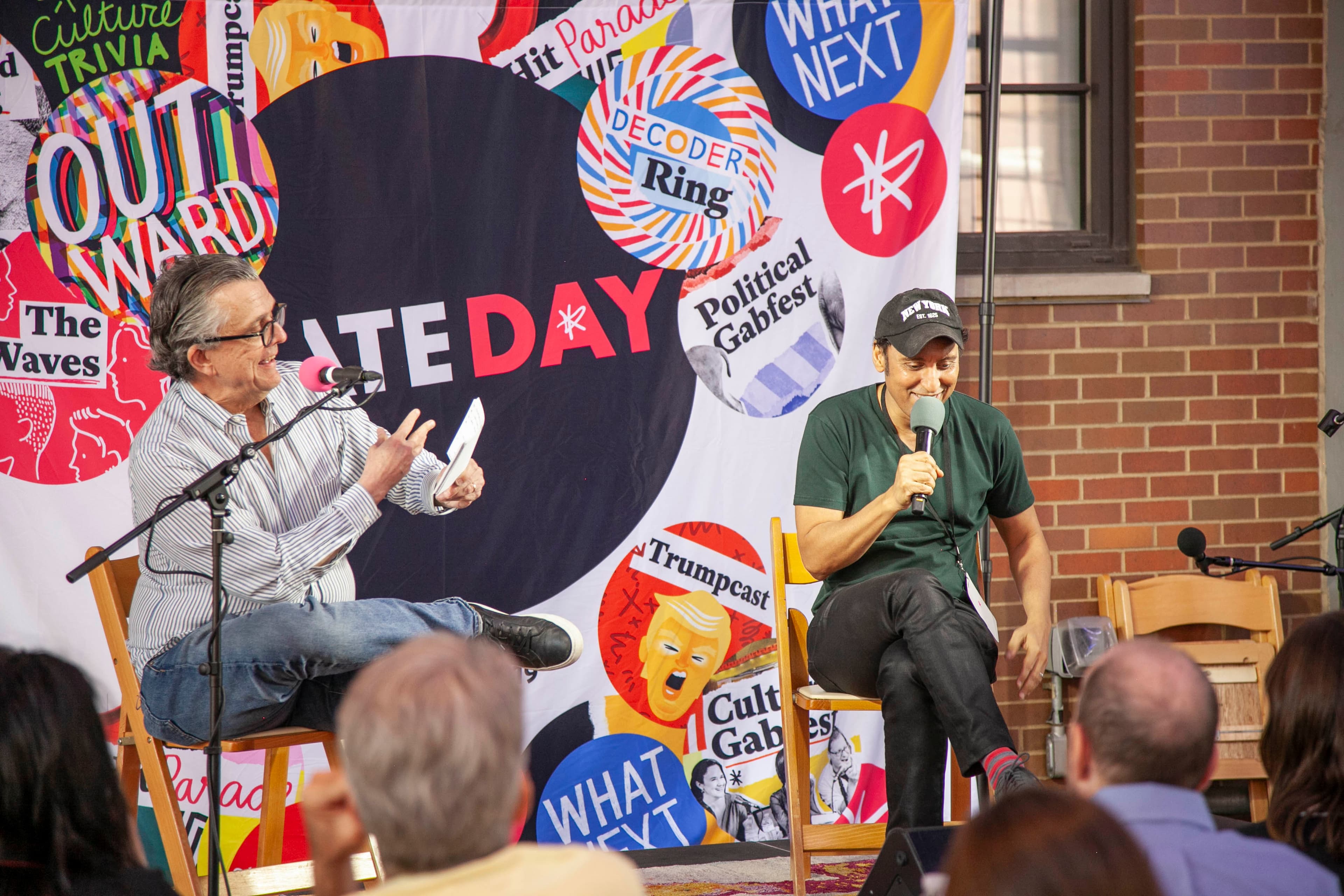 Kurt Andersen talks with Aasif Mandvi.