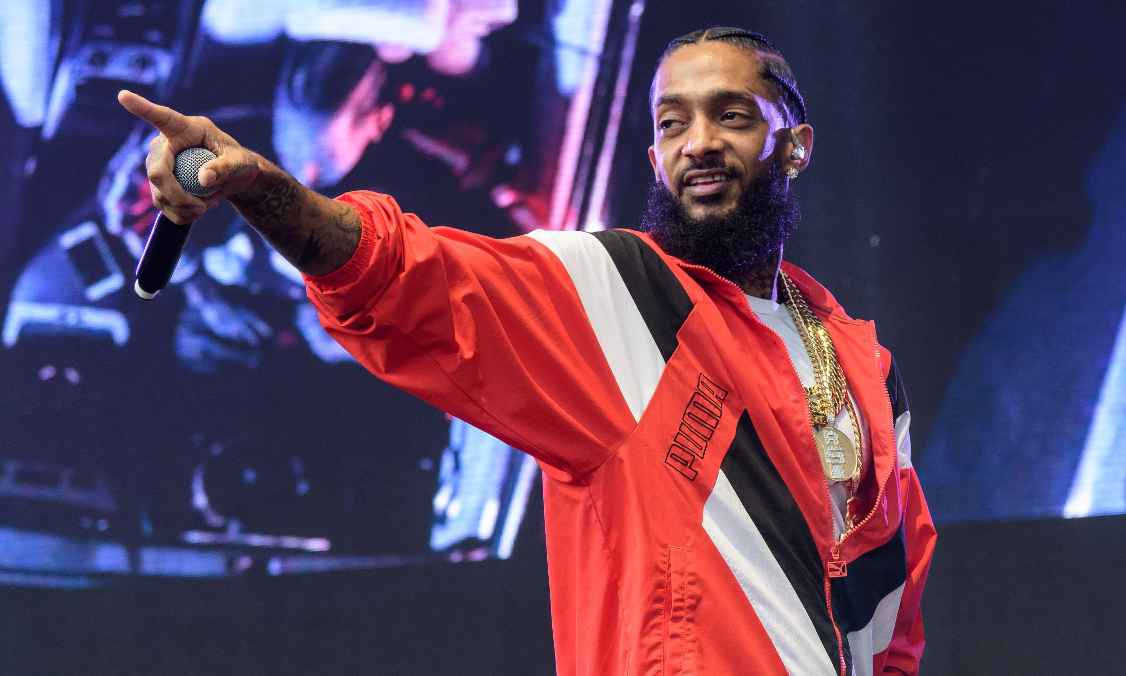 Nipsey Hussle performs in April 2018.