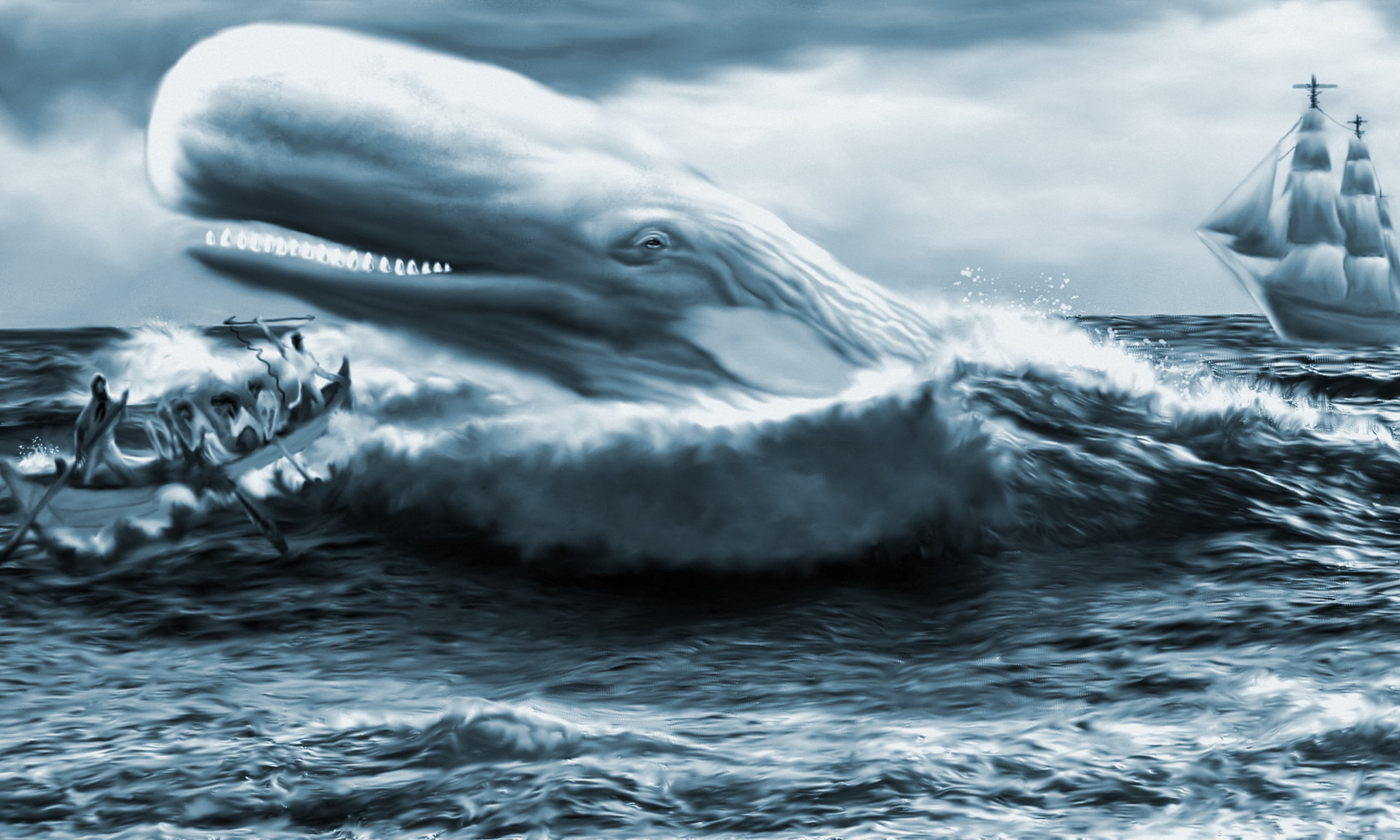 The hunt for the great white whale.