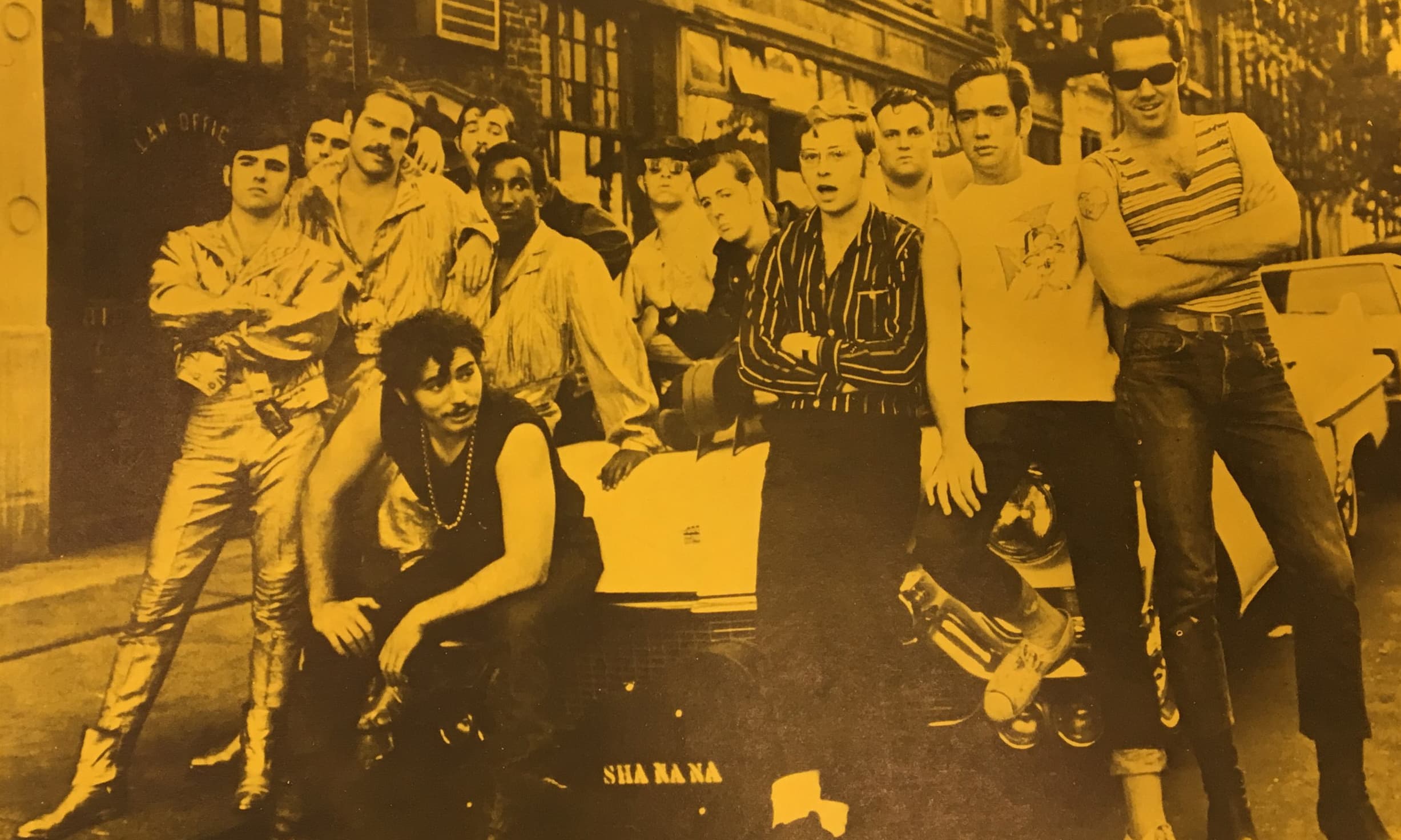 An early publicity still for Sha Na Na.