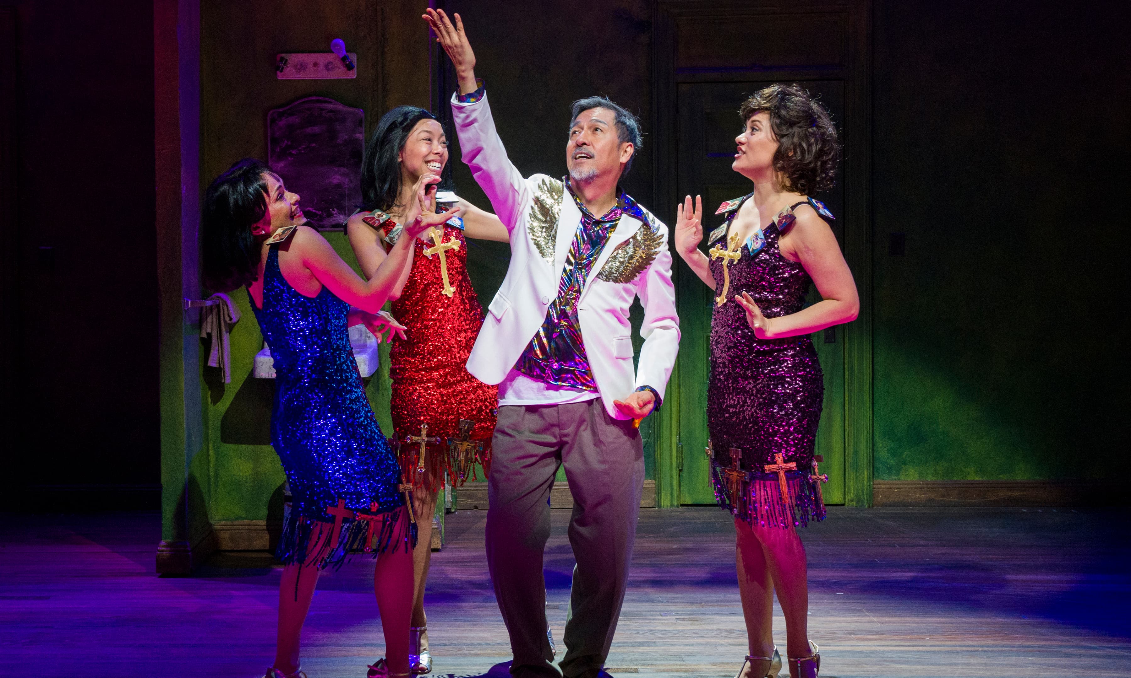 Francisca Muñoz, Caitlin Cisco, Alan Ariano and Diane Phelan in “Felix Starro.”