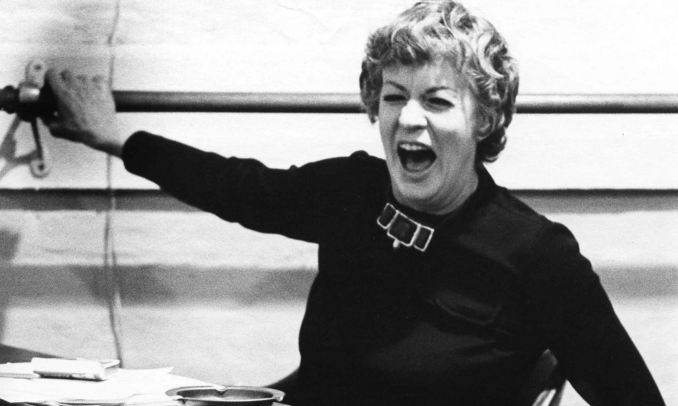 Uta Hagen teaches at her HB Studio in New York.