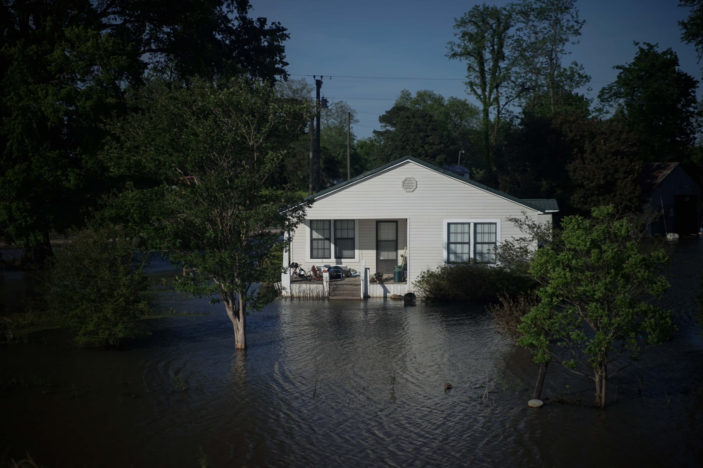flooded house